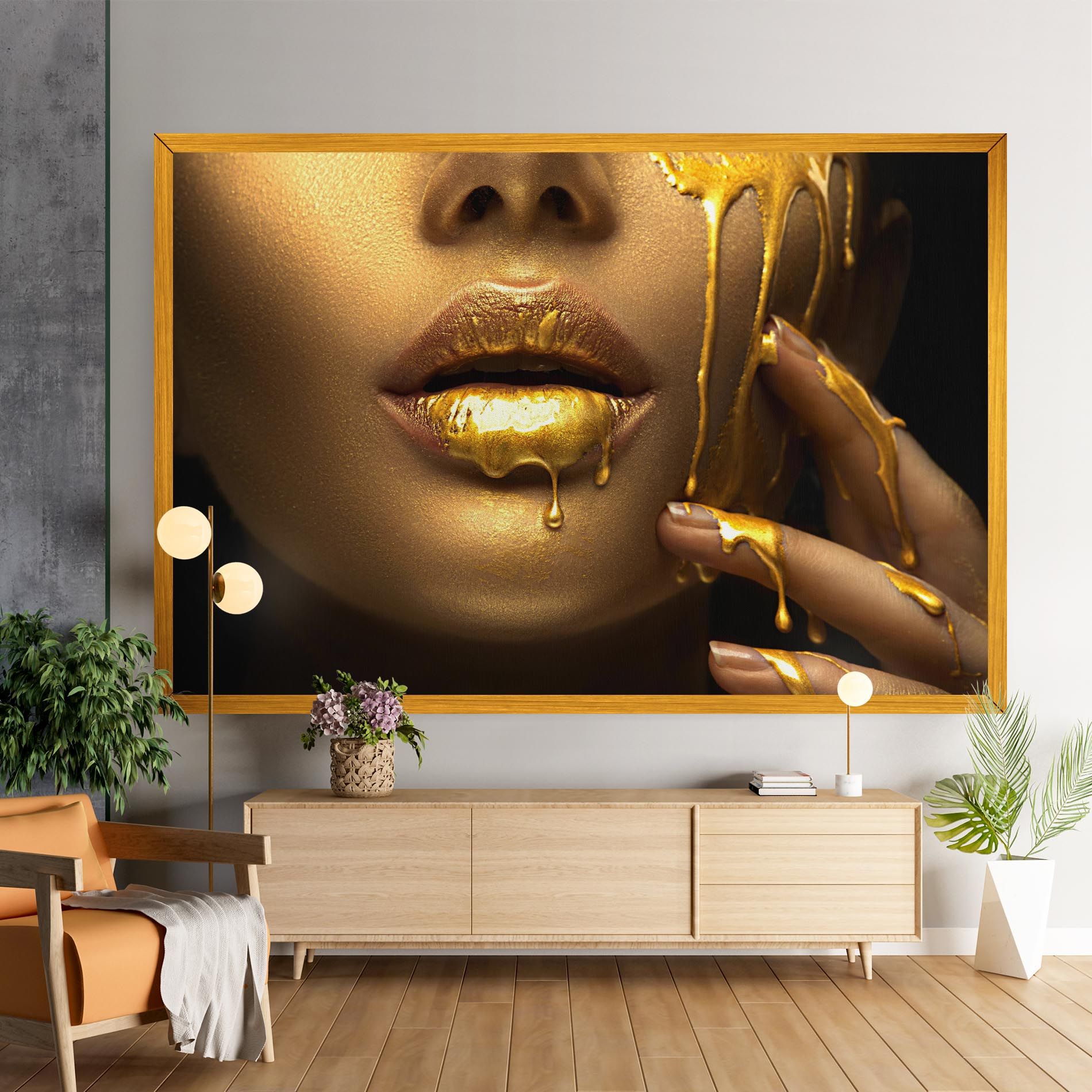 Golden Lips mockup 9