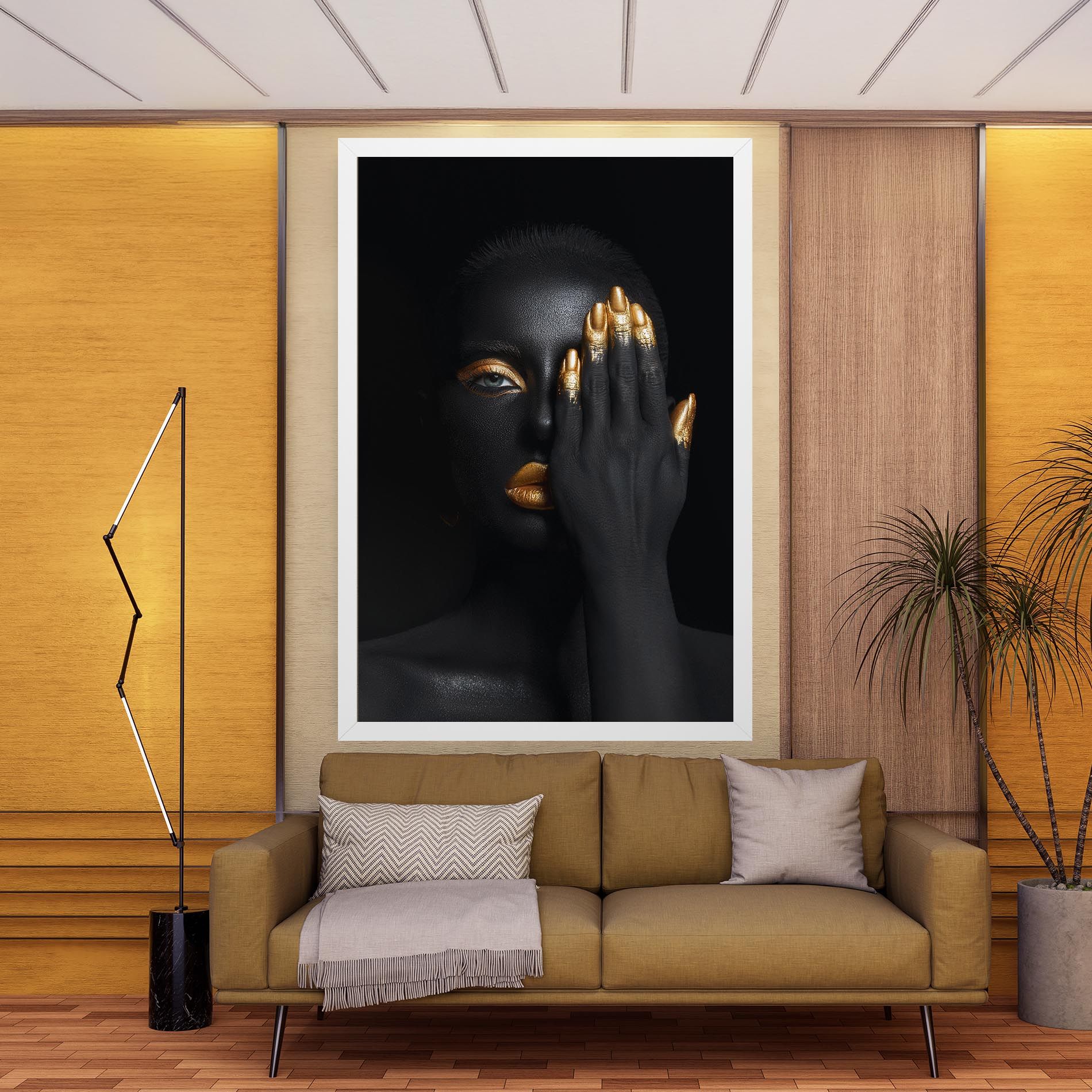 Gold Makeup Chain mockup 9