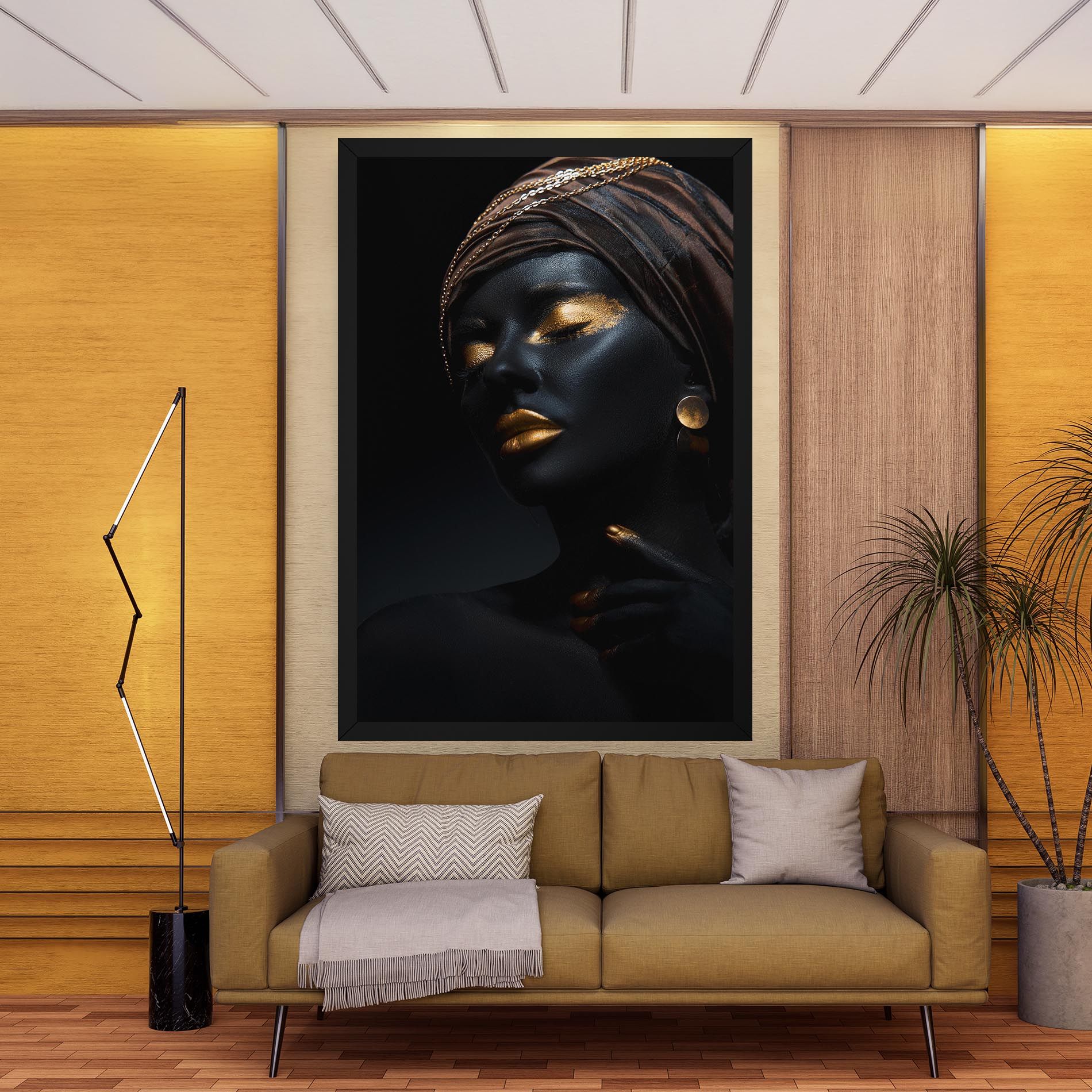 Black Gold Skin mockup 9