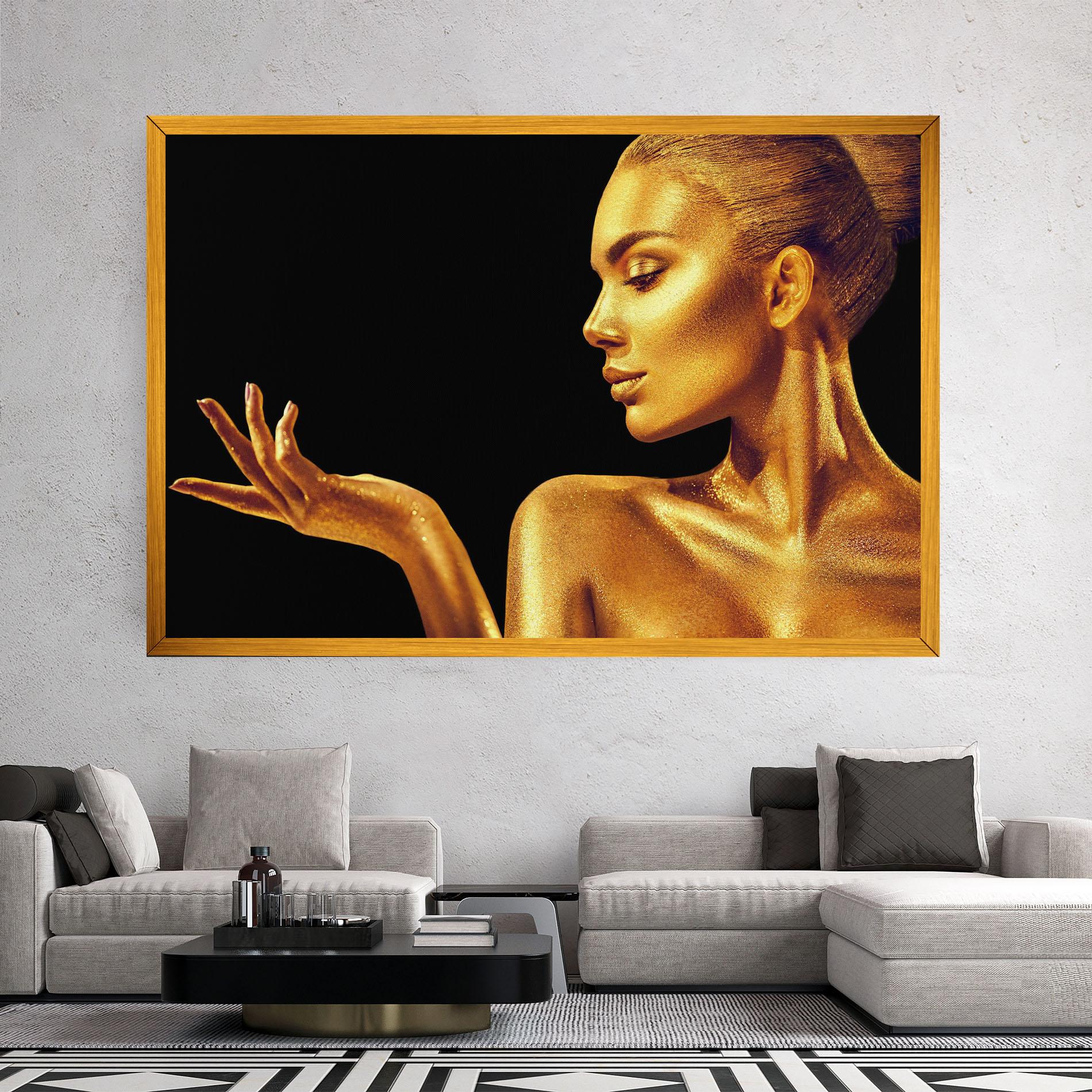 Vászonkép Golden Glamour mockup 2