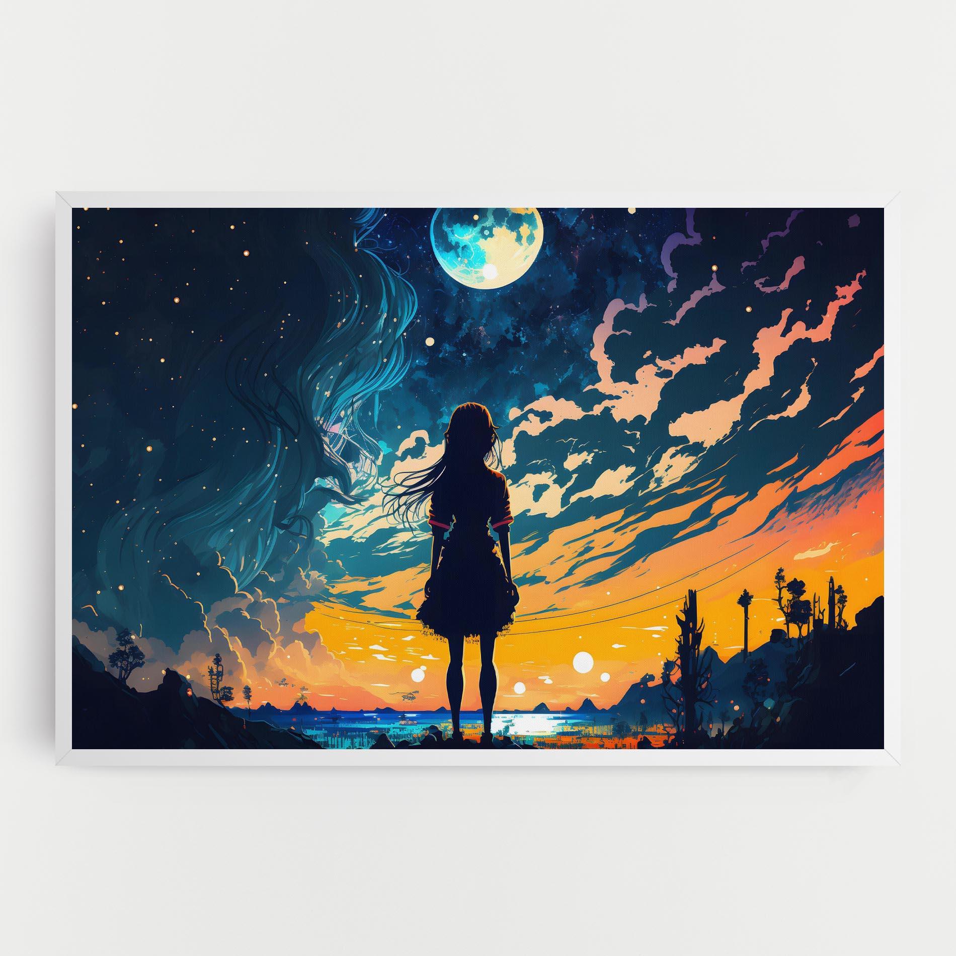 Vászonkép Mystical Woman Fairytale mockup 0