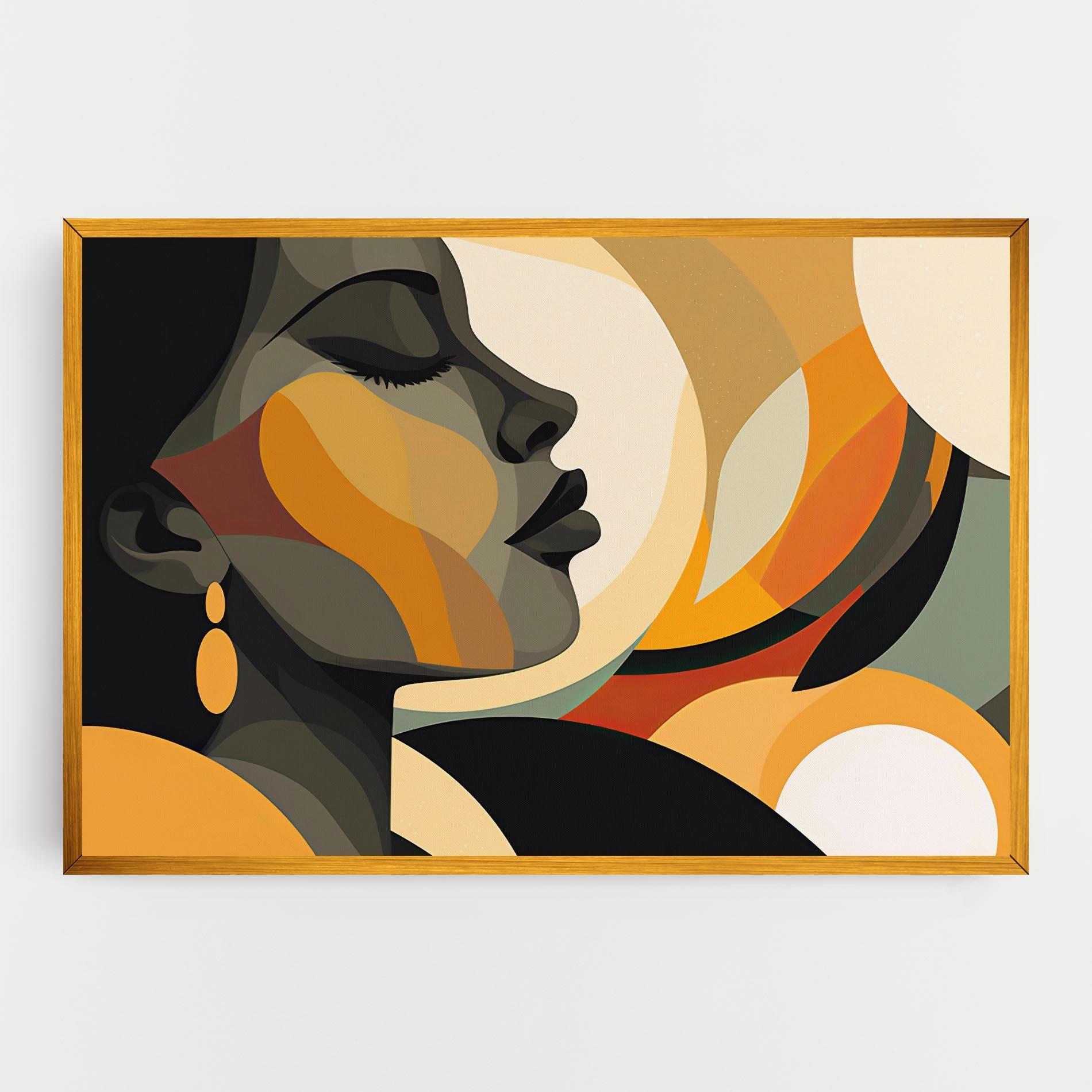 Vászonkép Dreamy Graphic Girl mockup 0