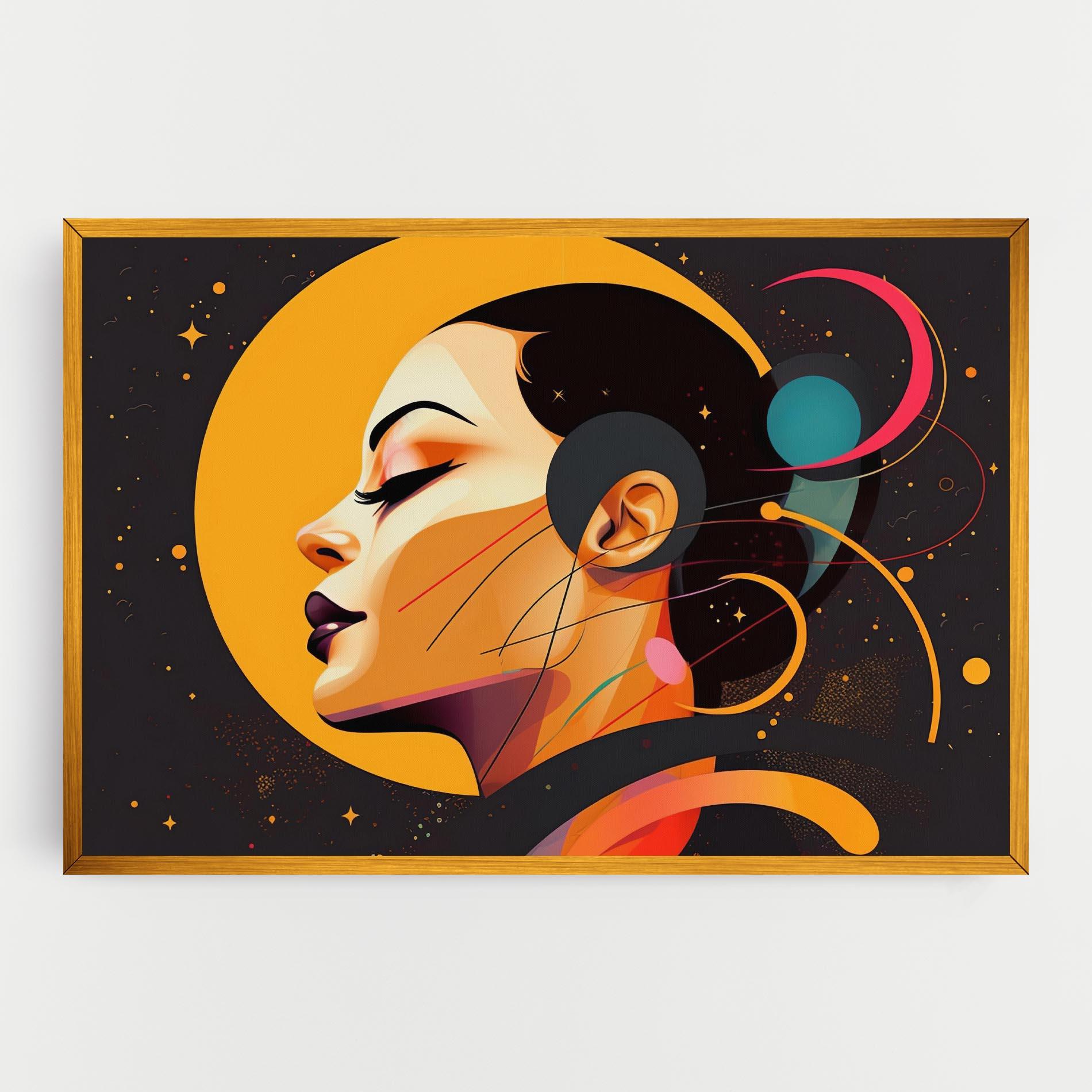 Vászonkép Synthetic Female mockup 0