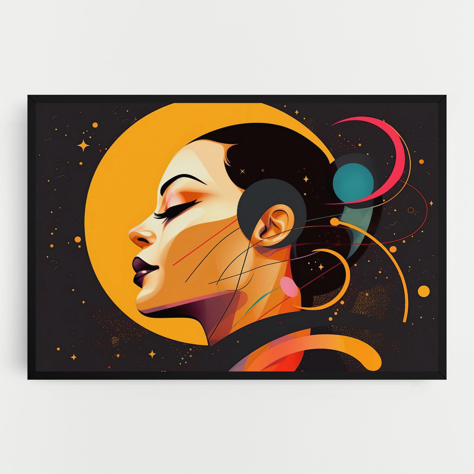 Vászonkép Synthetic Female mockup 0