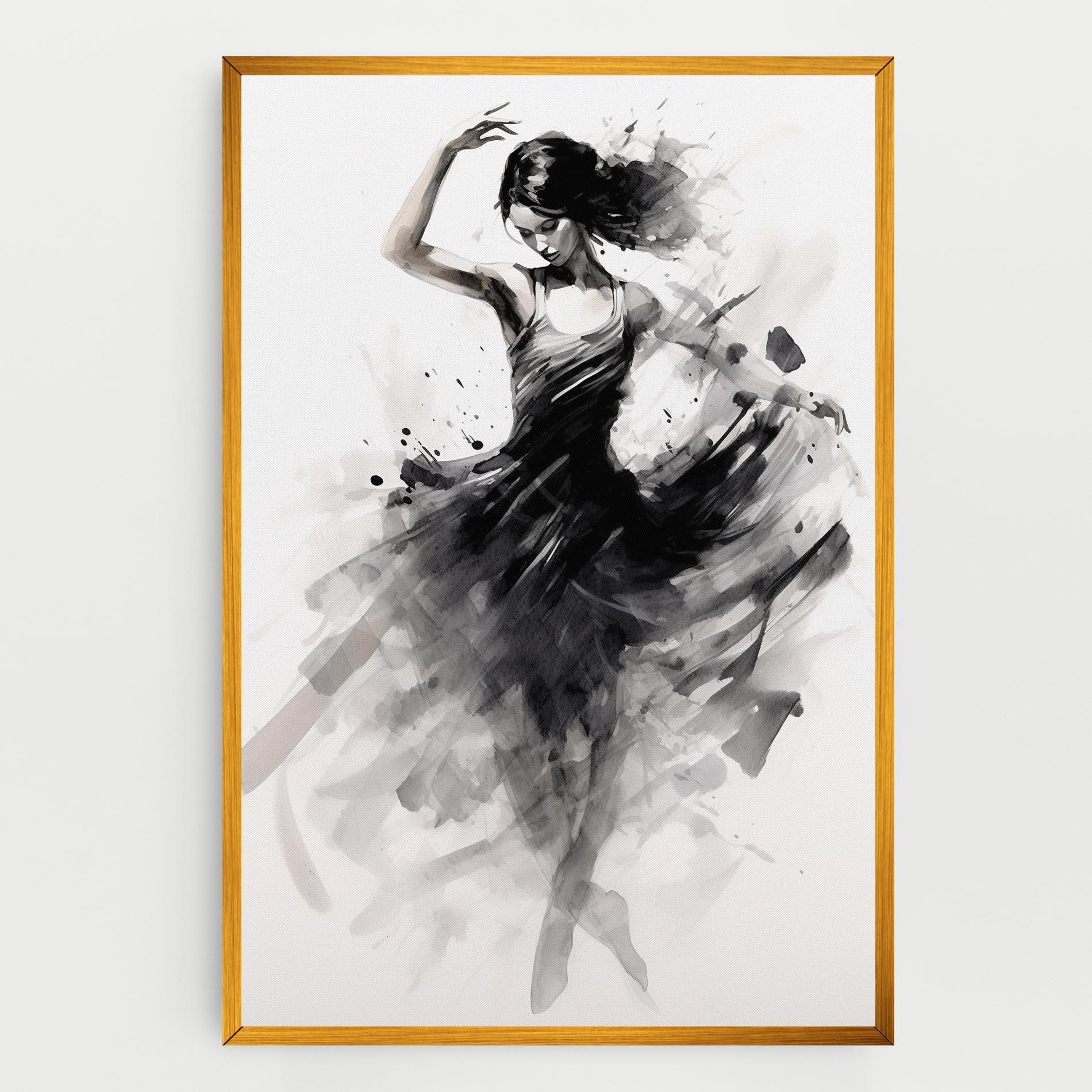 Vászonkép Dancing Woman mockup 0