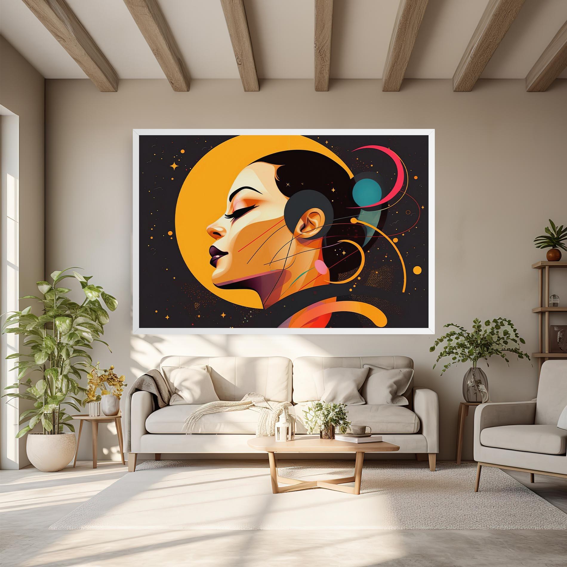 Vászonkép Synthetic Female mockup 6