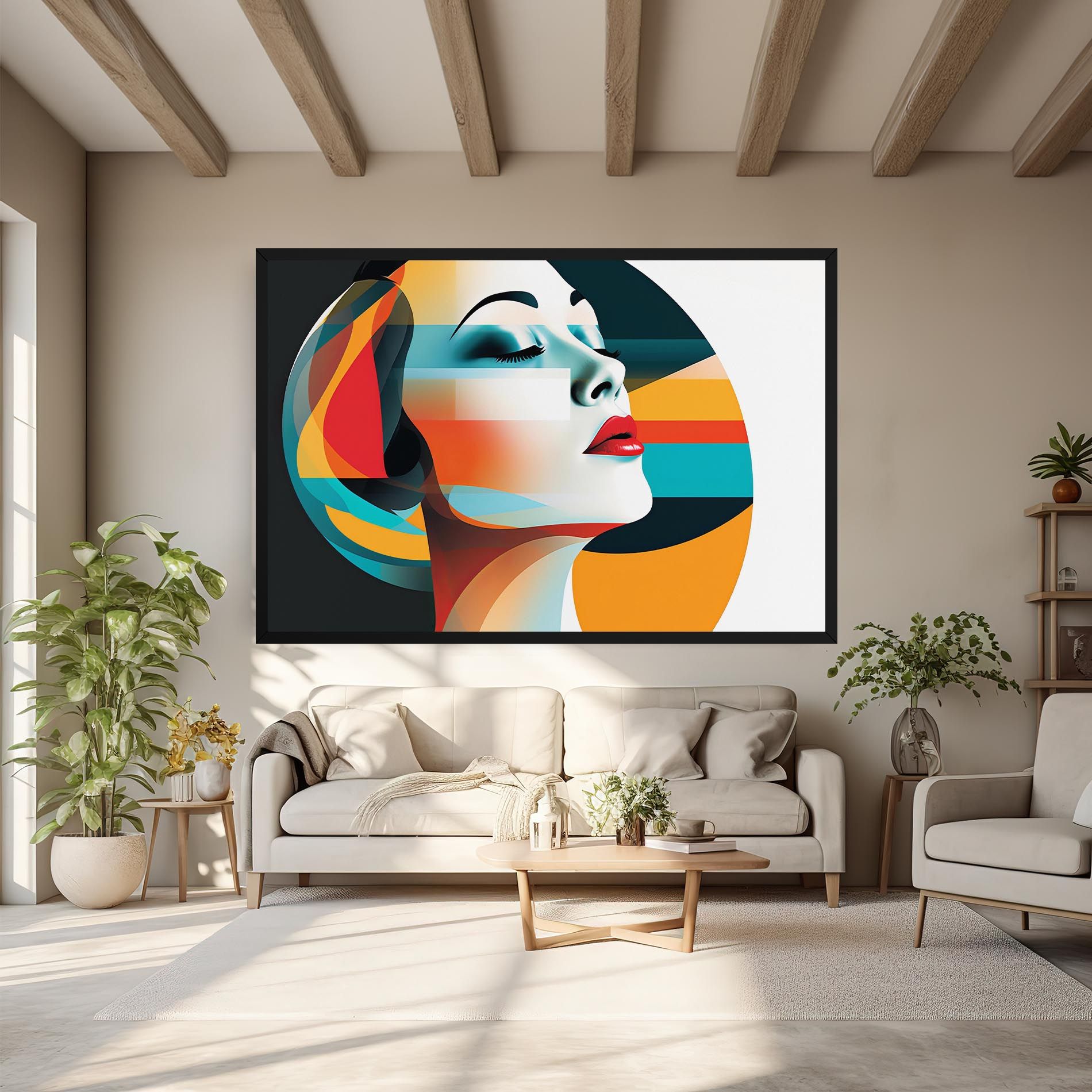 Blue Abstract Makeup mockup 6