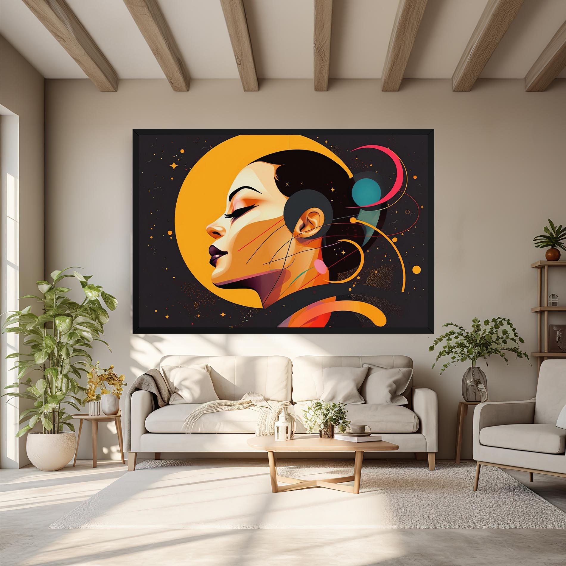 Vászonkép Synthetic Female mockup 6