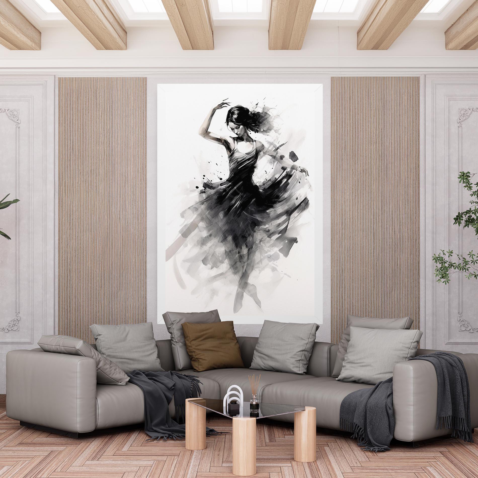Vászonkép Dancing Woman mockup 6