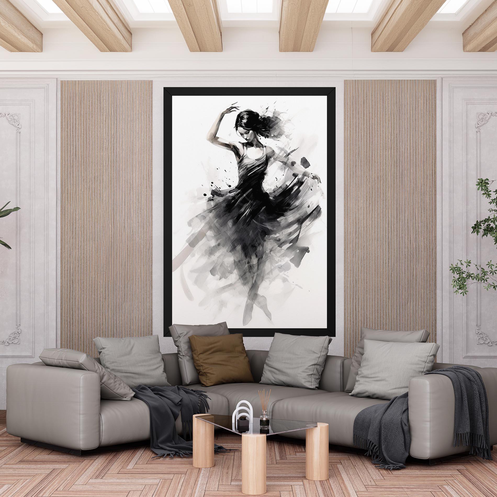 Vászonkép Dancing Woman mockup 6
