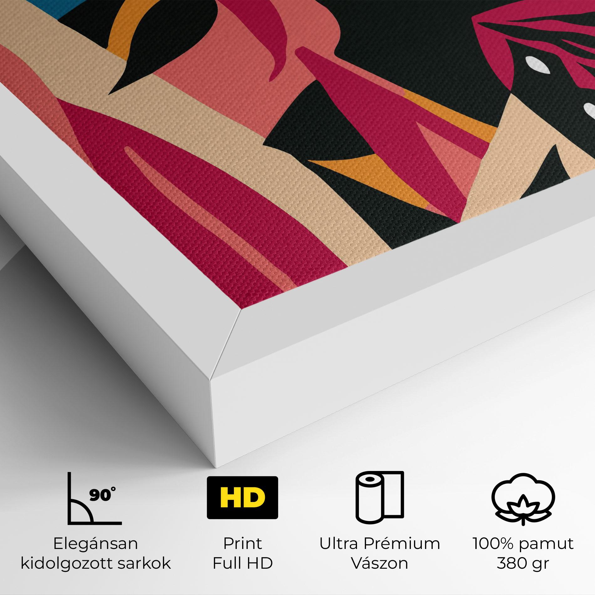 Vászonkép Crowd Face mockup 4