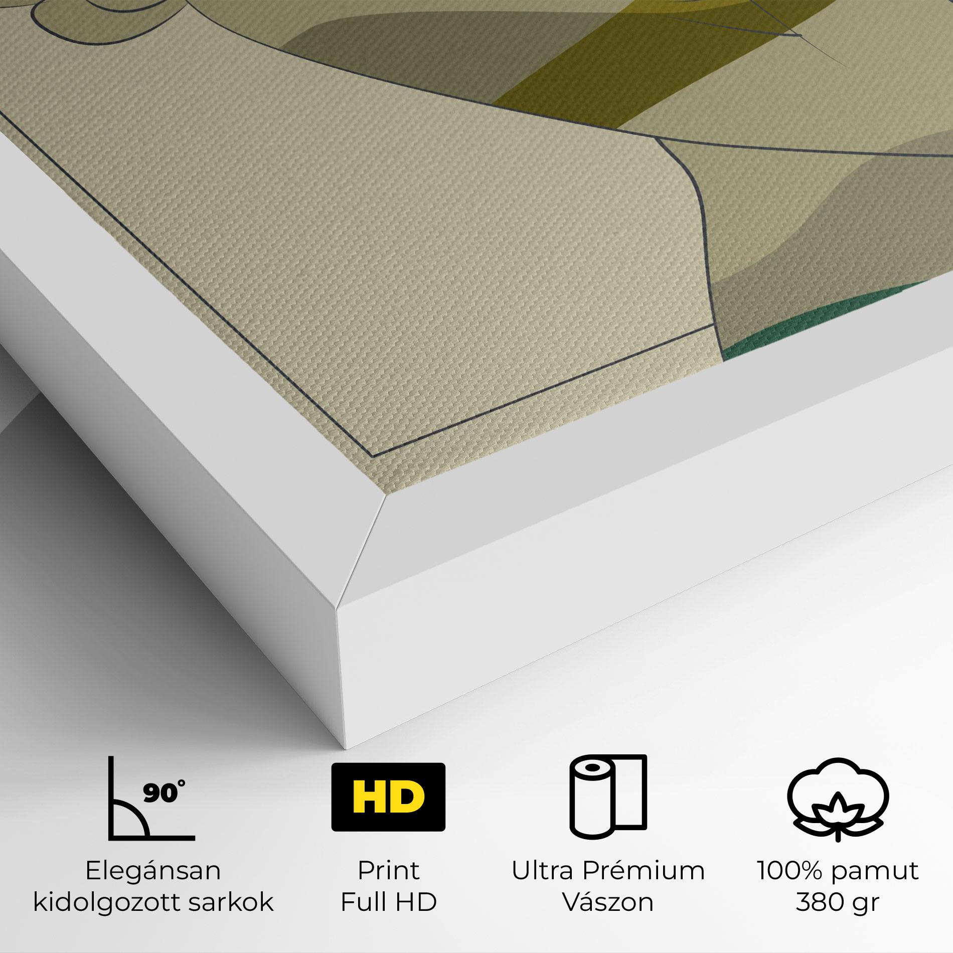 Vászonkép Green Nature Woman mockup 4