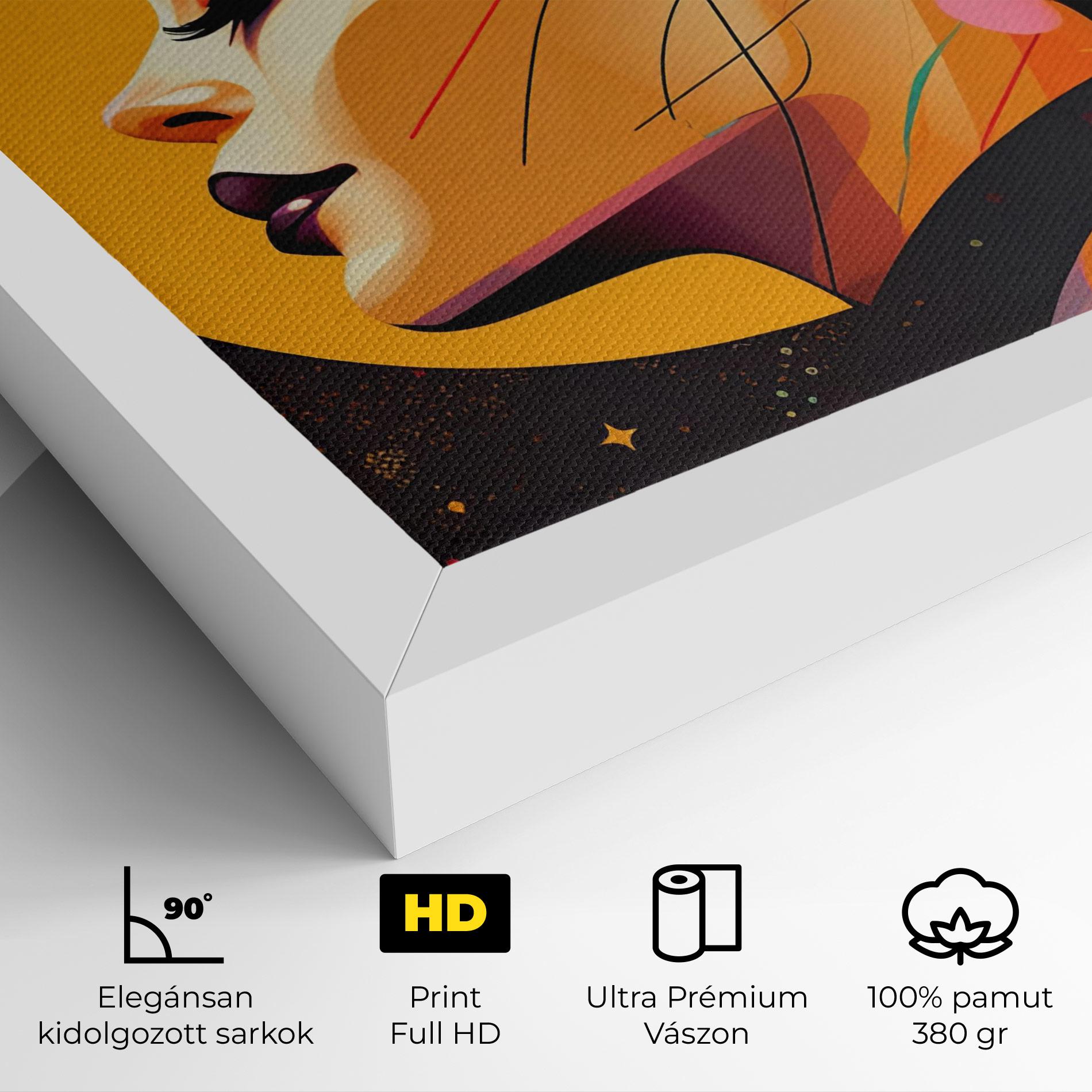 Vászonkép Synthetic Female mockup 4