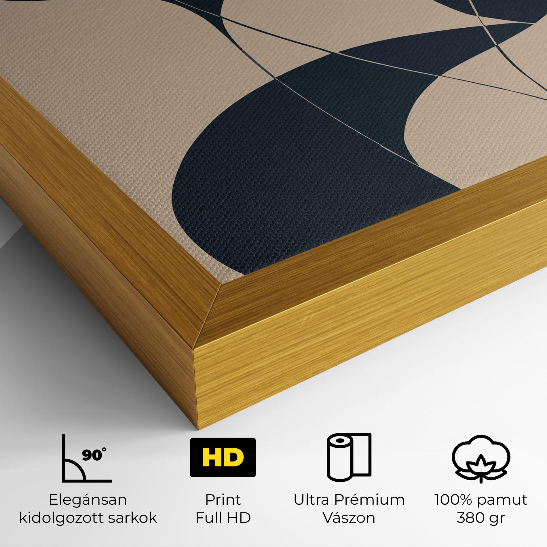 Vászonkép Cream Blue Woman mockup 4