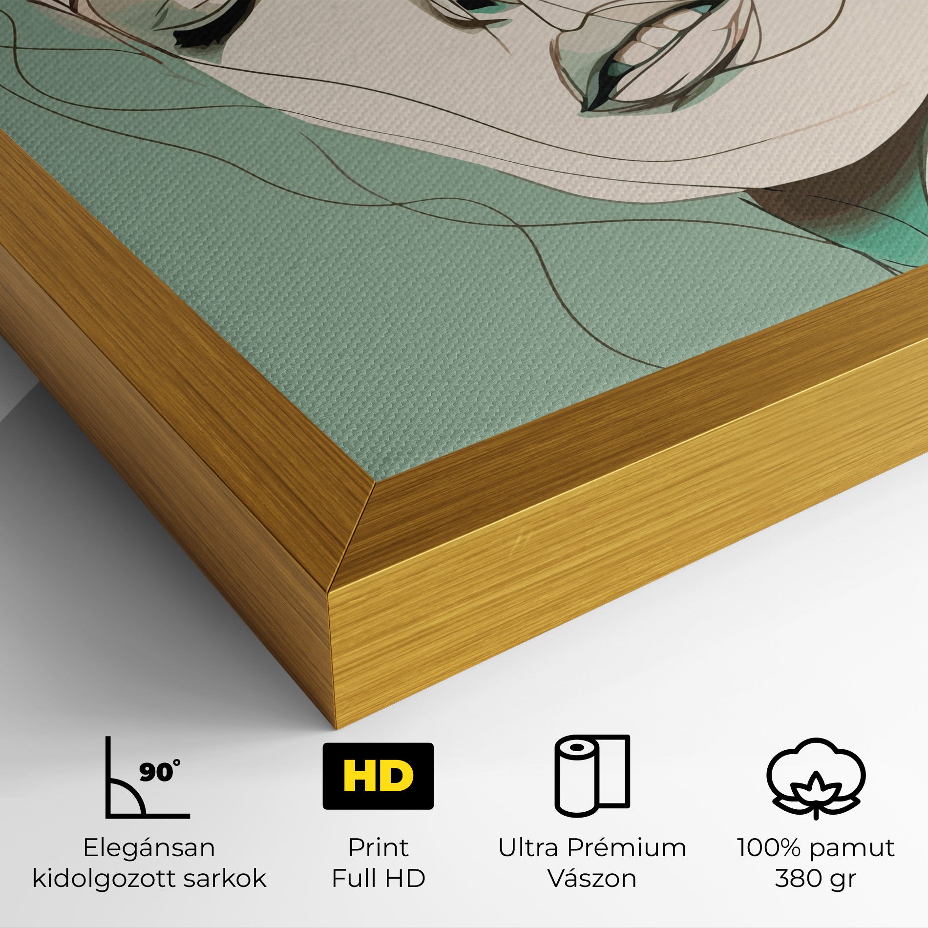 Green White Face mockup 4