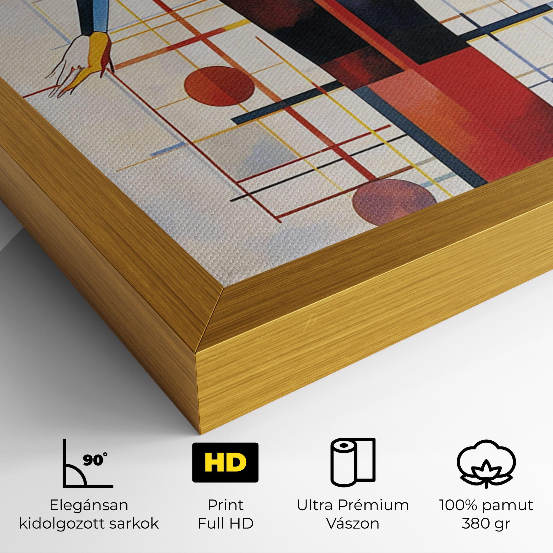 Vászonkép Poster Woman Artist mockup 4