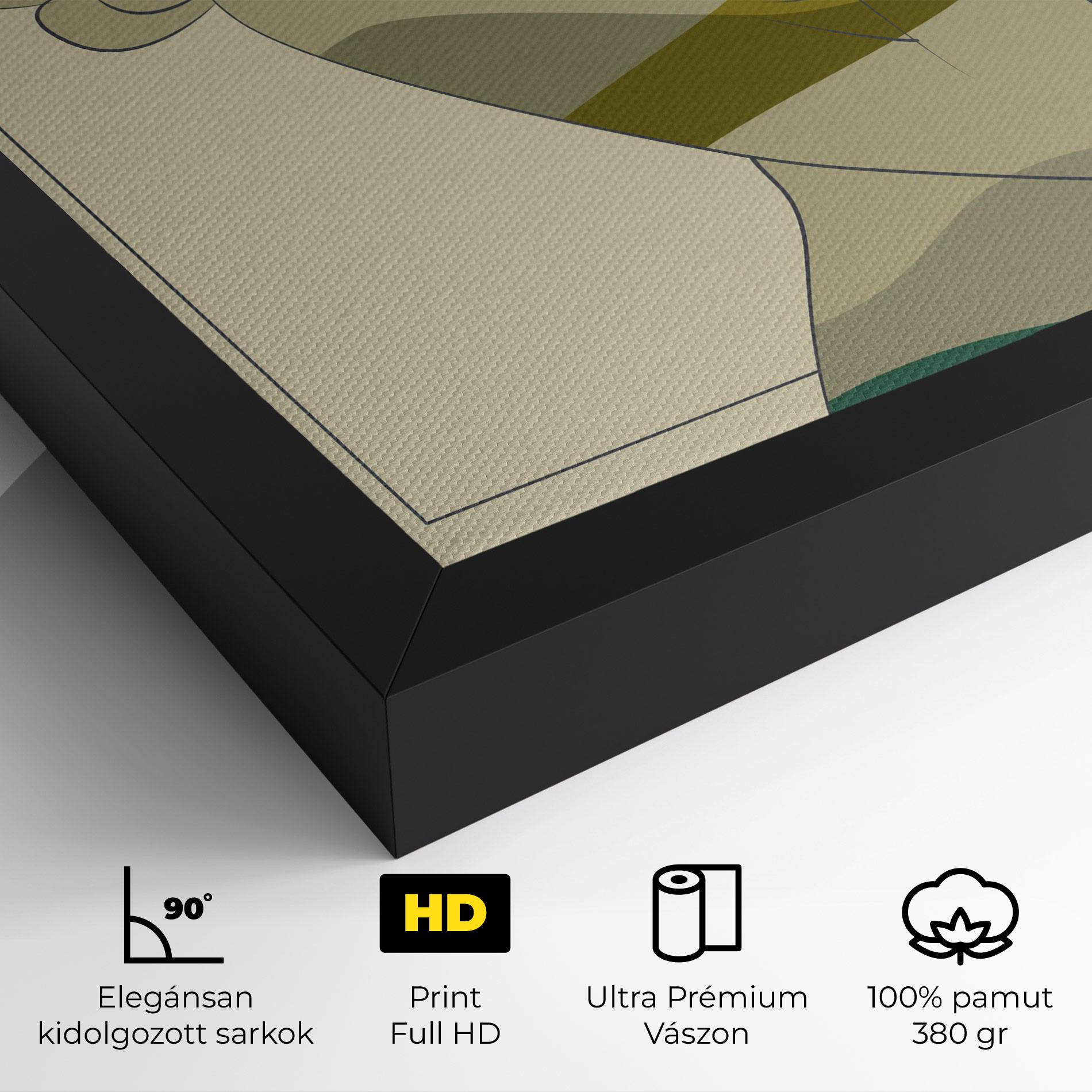 Vászonkép Green Nature Woman mockup 4