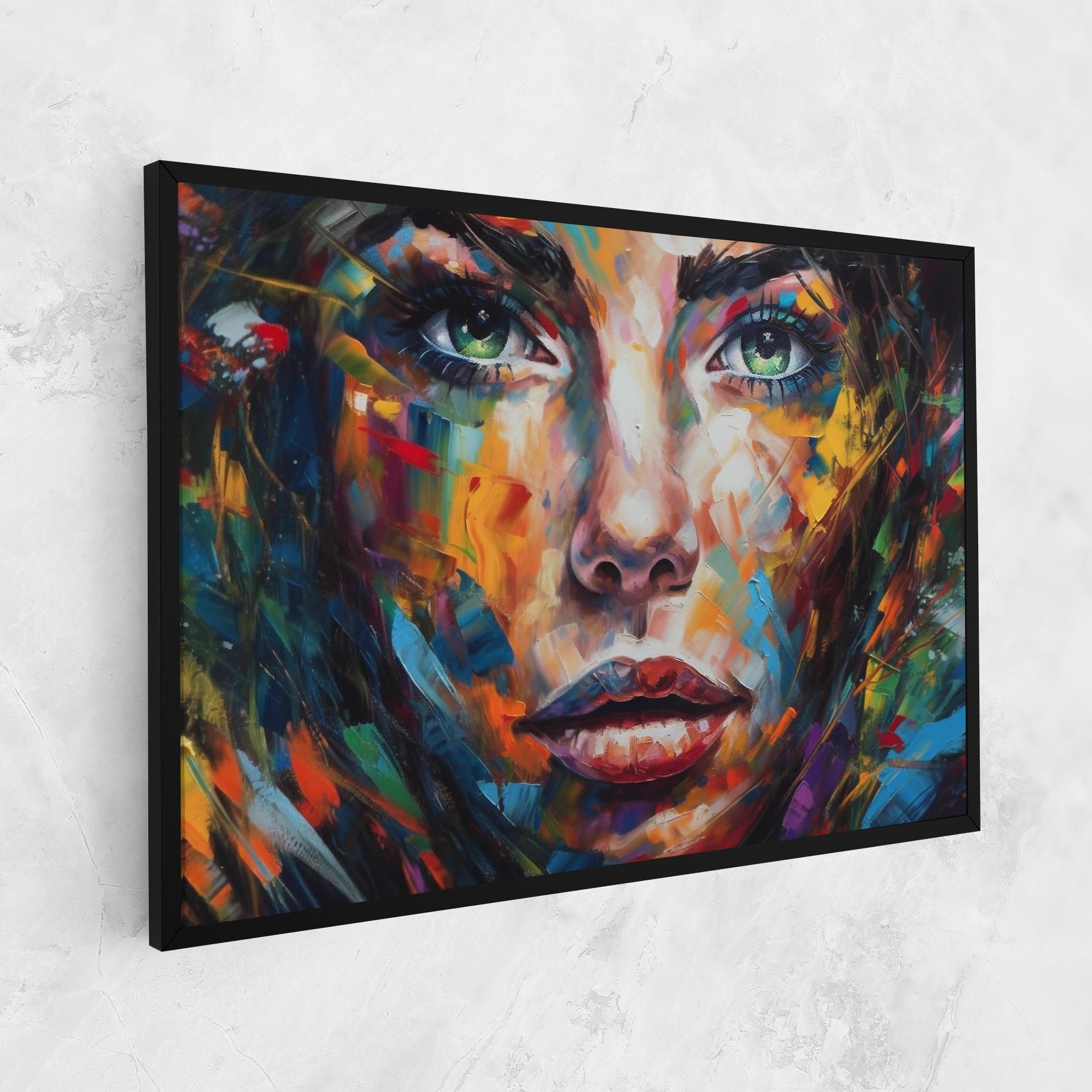 Vibrant Color Woman Paint mockup 1