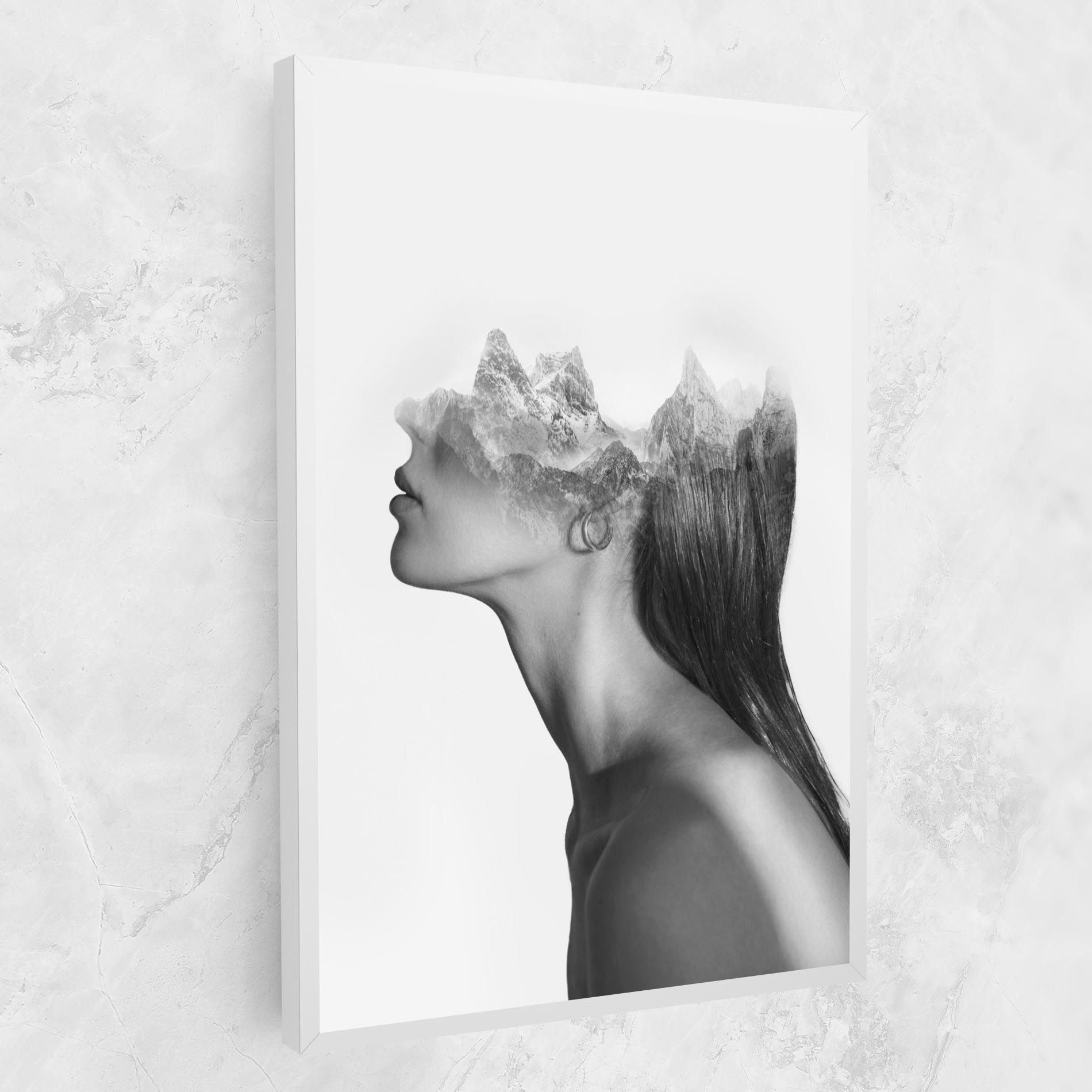 Woman Mountains View mockup 1