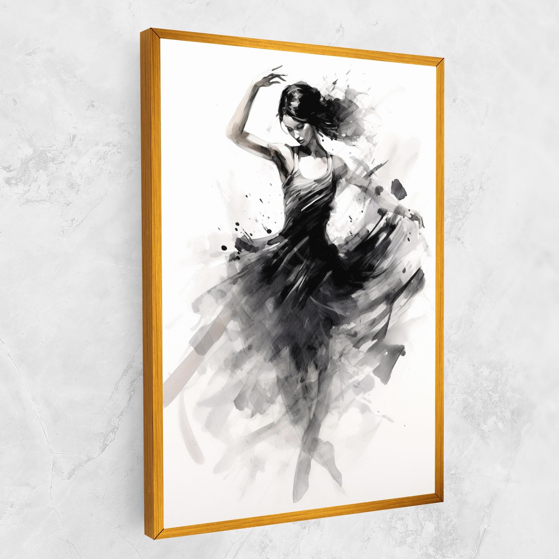 Vászonkép Dancing Woman mockup 1