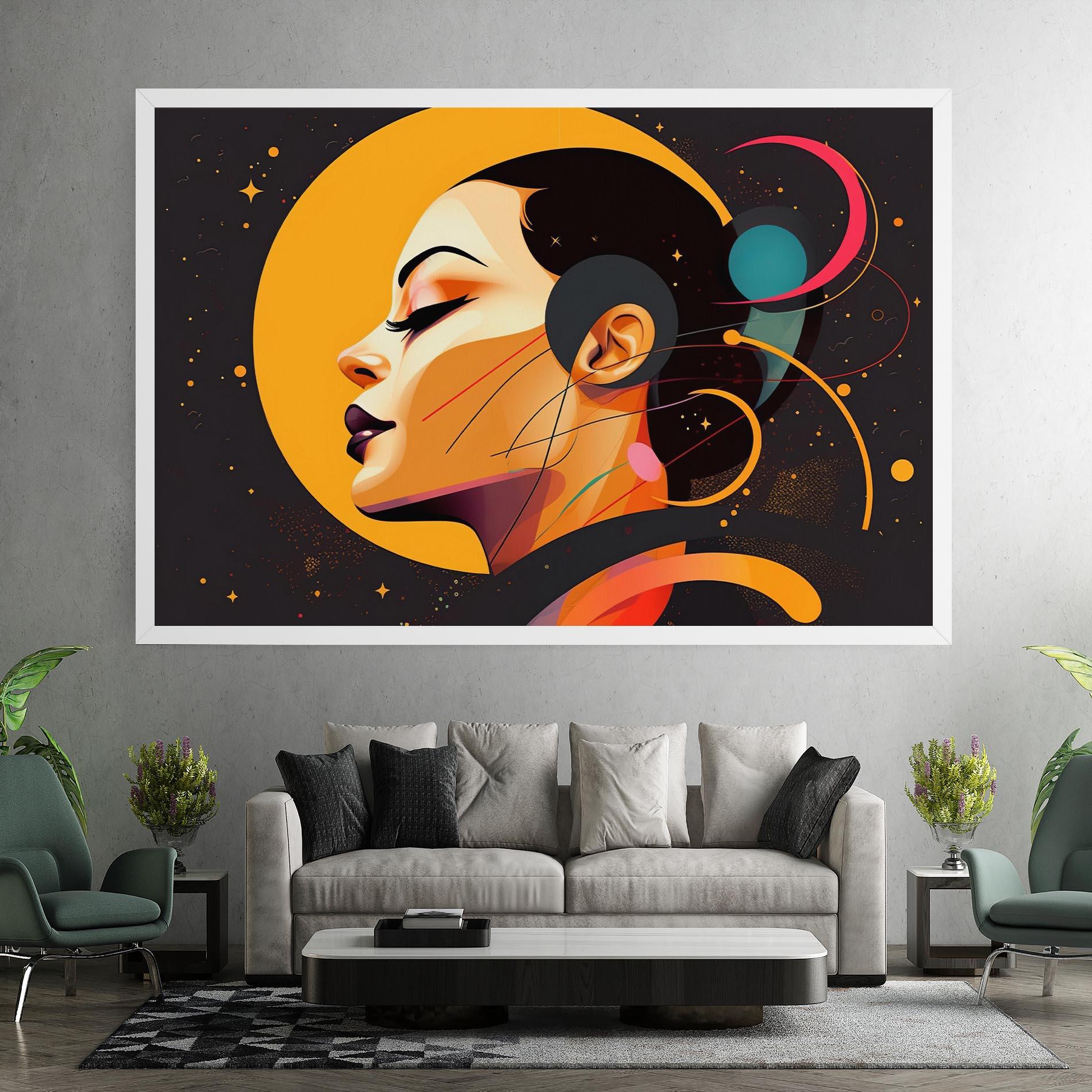 Vászonkép Synthetic Female mockup 7