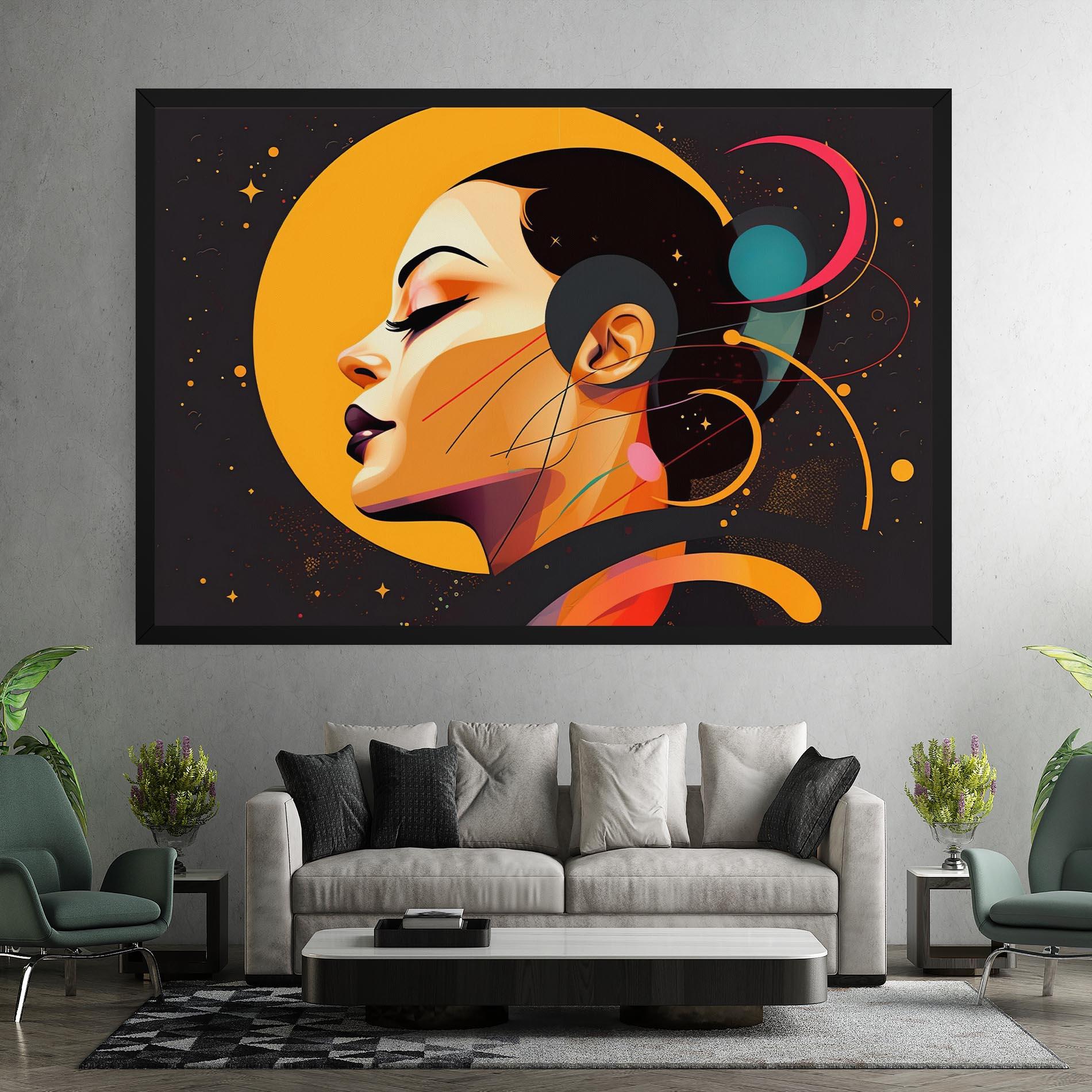 Vászonkép Synthetic Female mockup 7