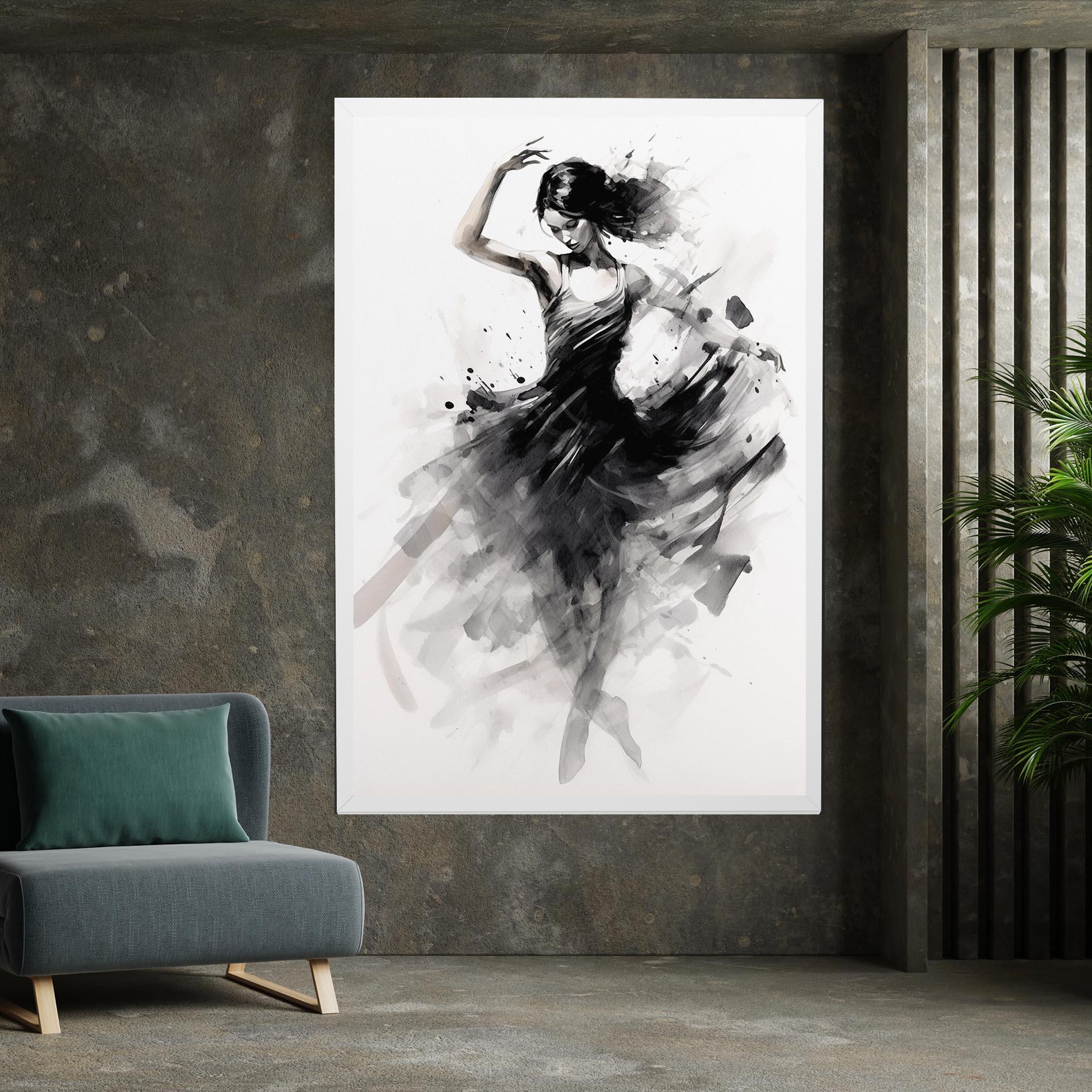 Vászonkép Dancing Woman mockup 7
