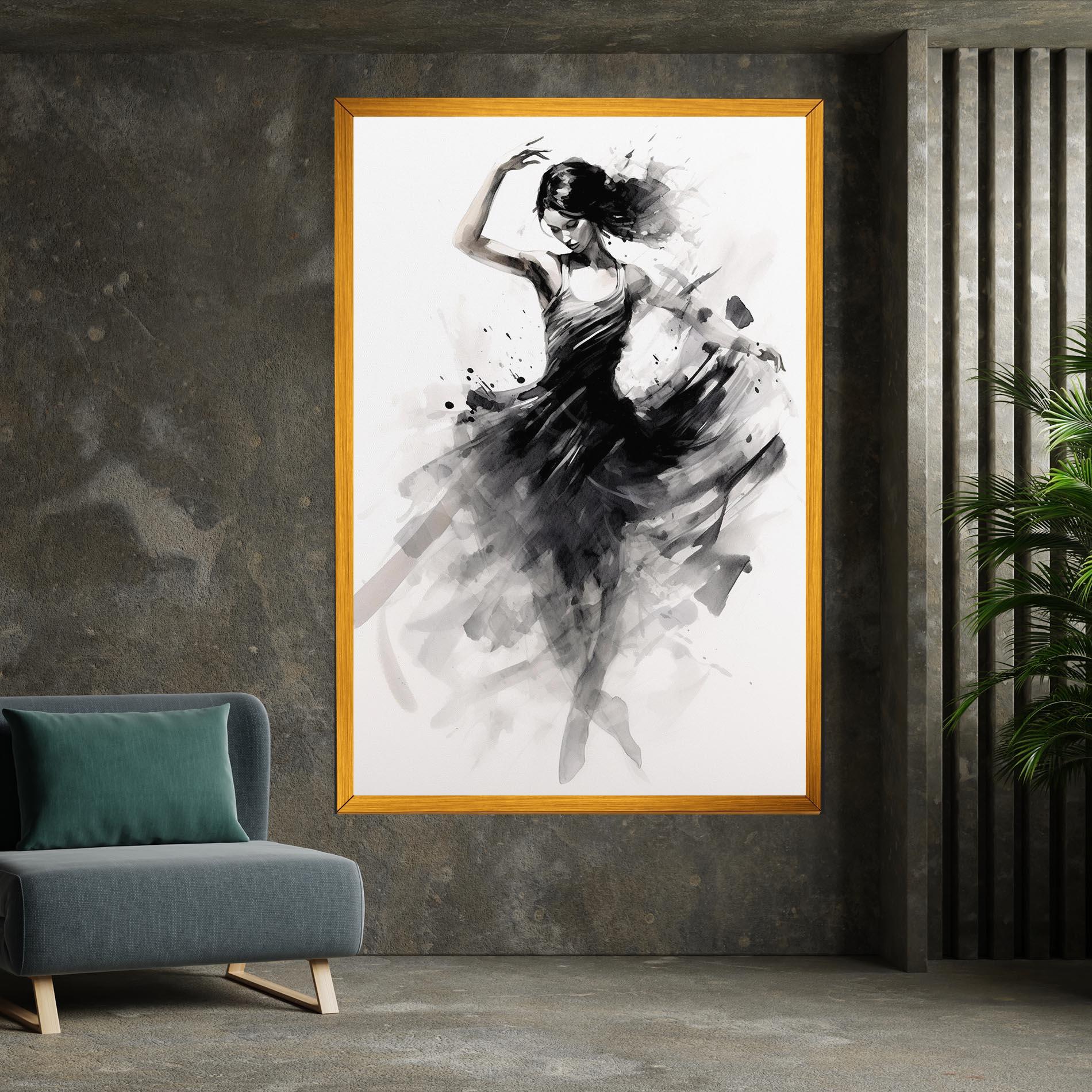 Vászonkép Dancing Woman mockup 7