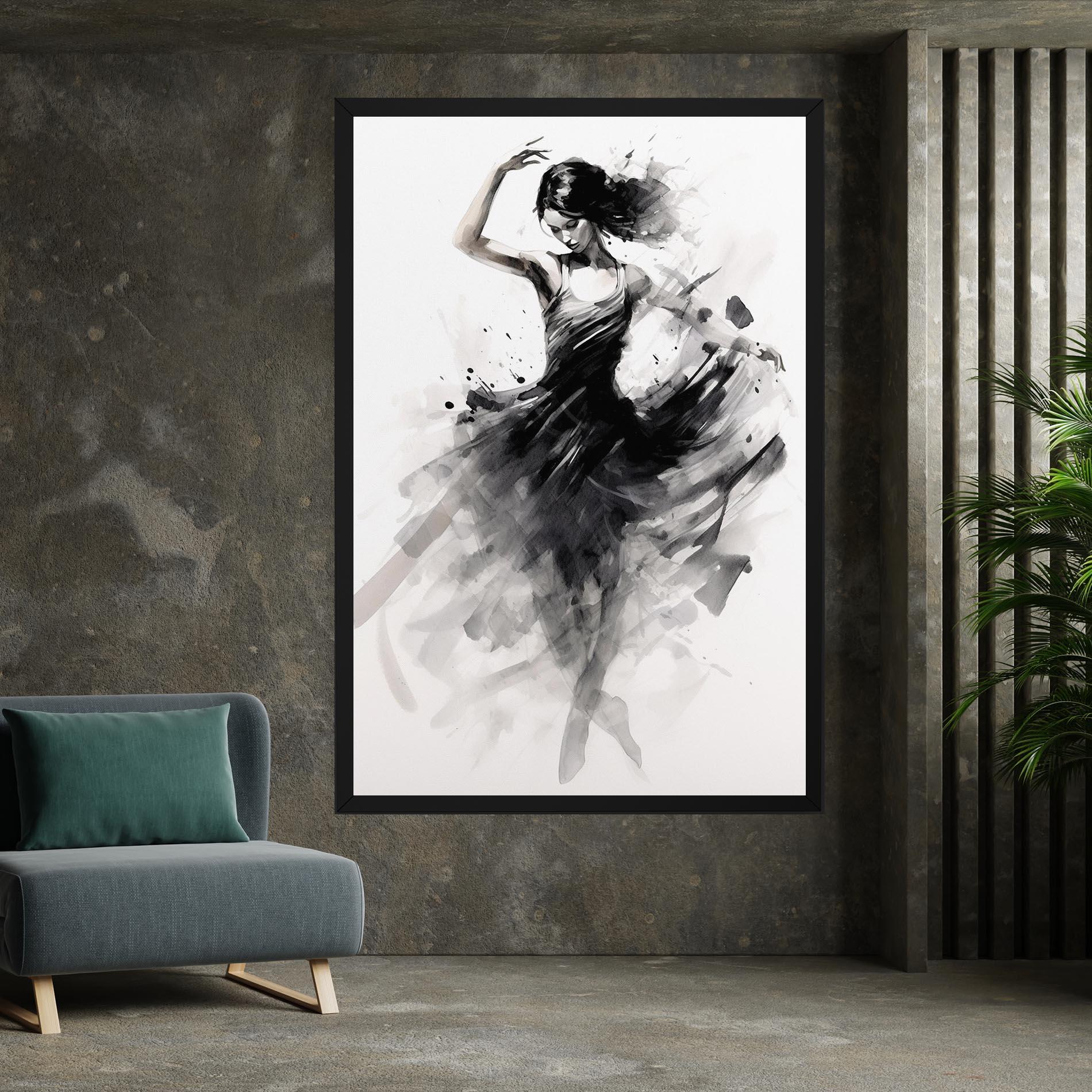 Vászonkép Dancing Woman mockup 7