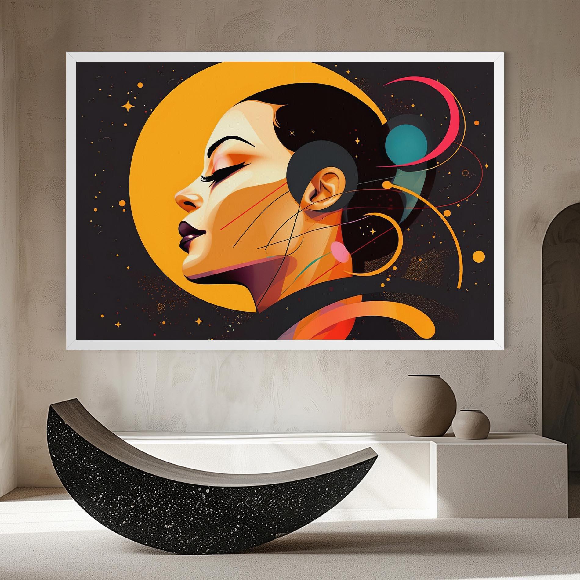 Vászonkép Synthetic Female mockup 8