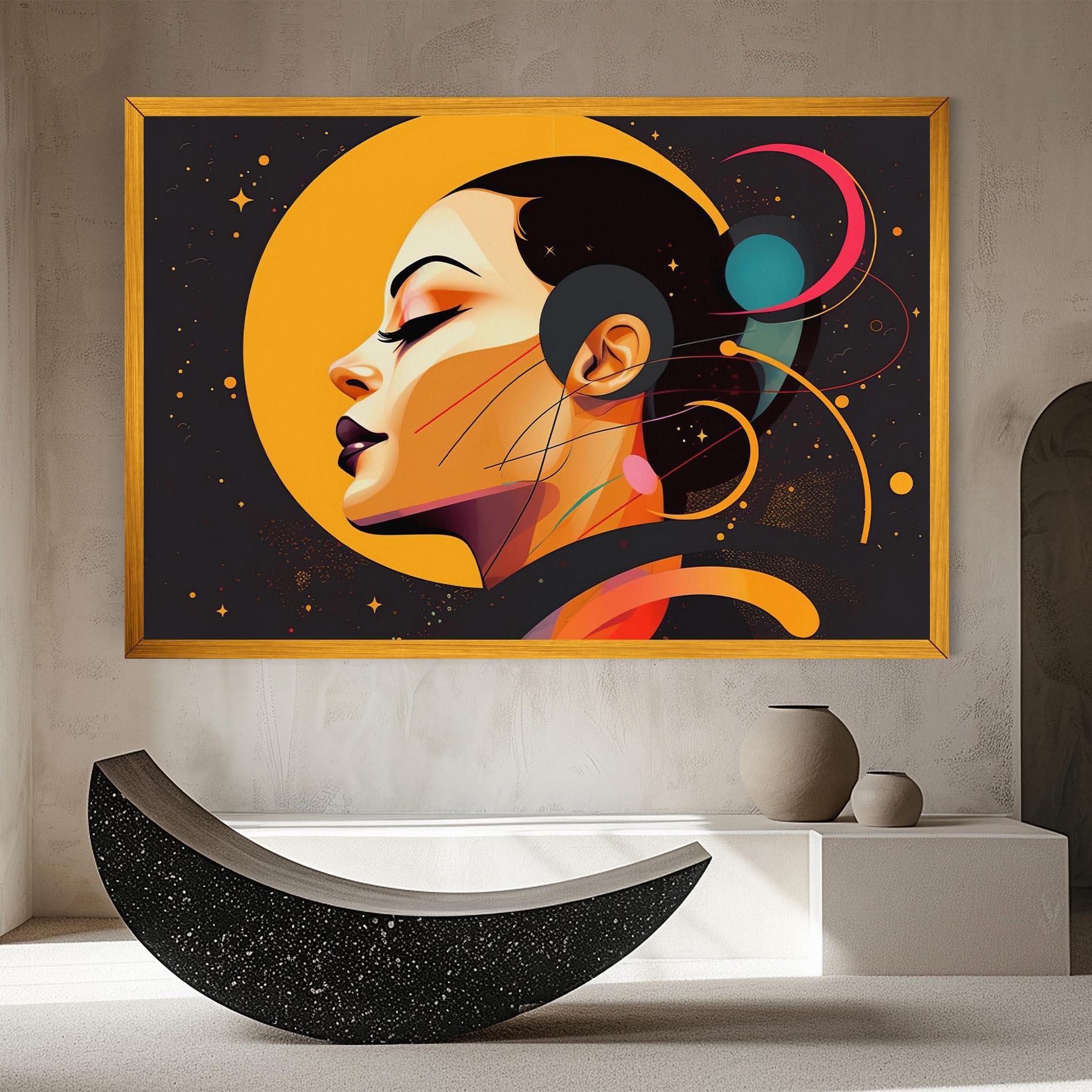 Vászonkép Synthetic Female mockup 8