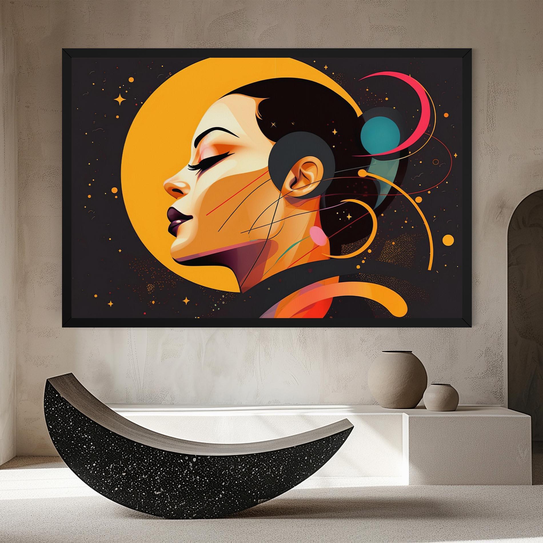 Vászonkép Synthetic Female mockup 8