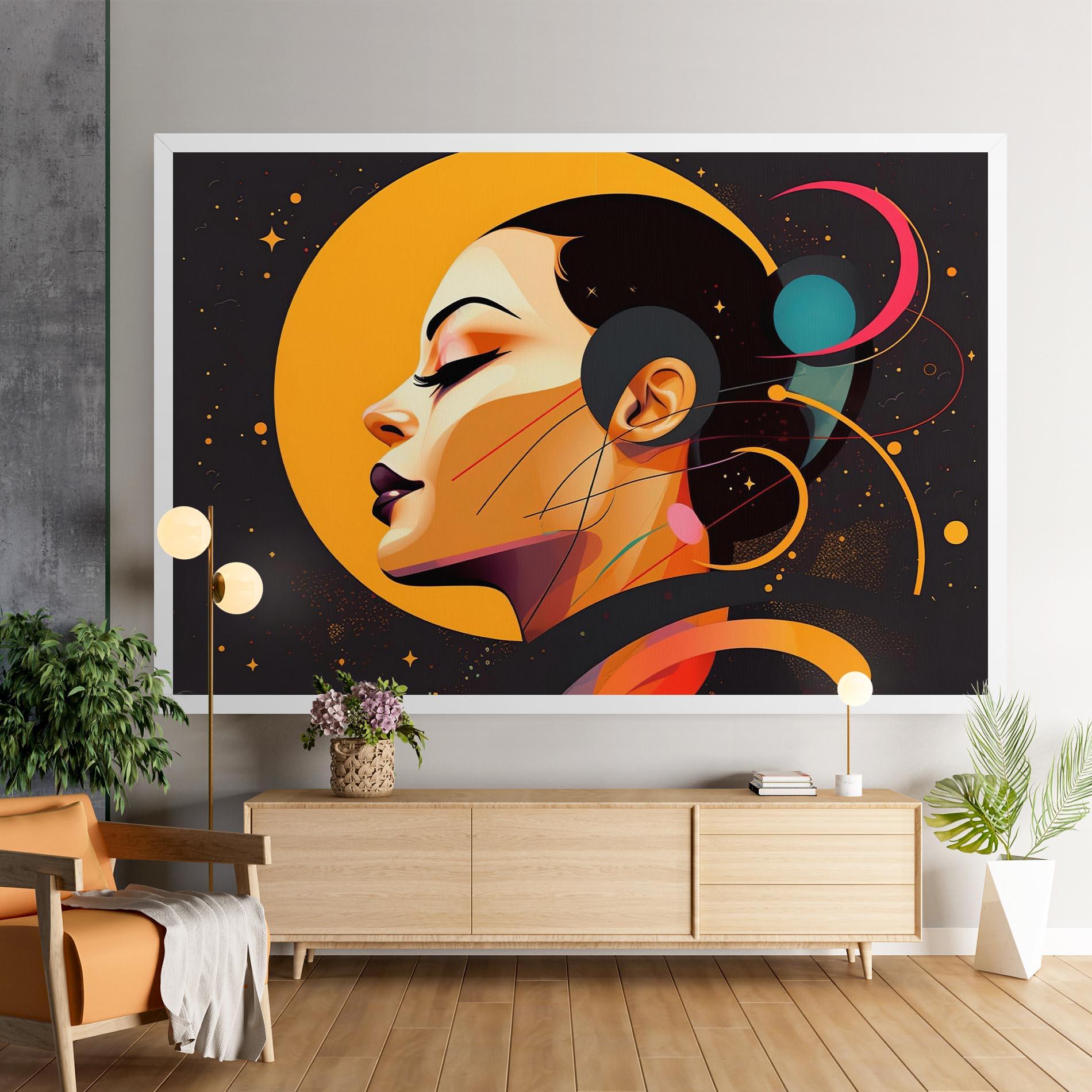 Vászonkép Synthetic Female mockup 9