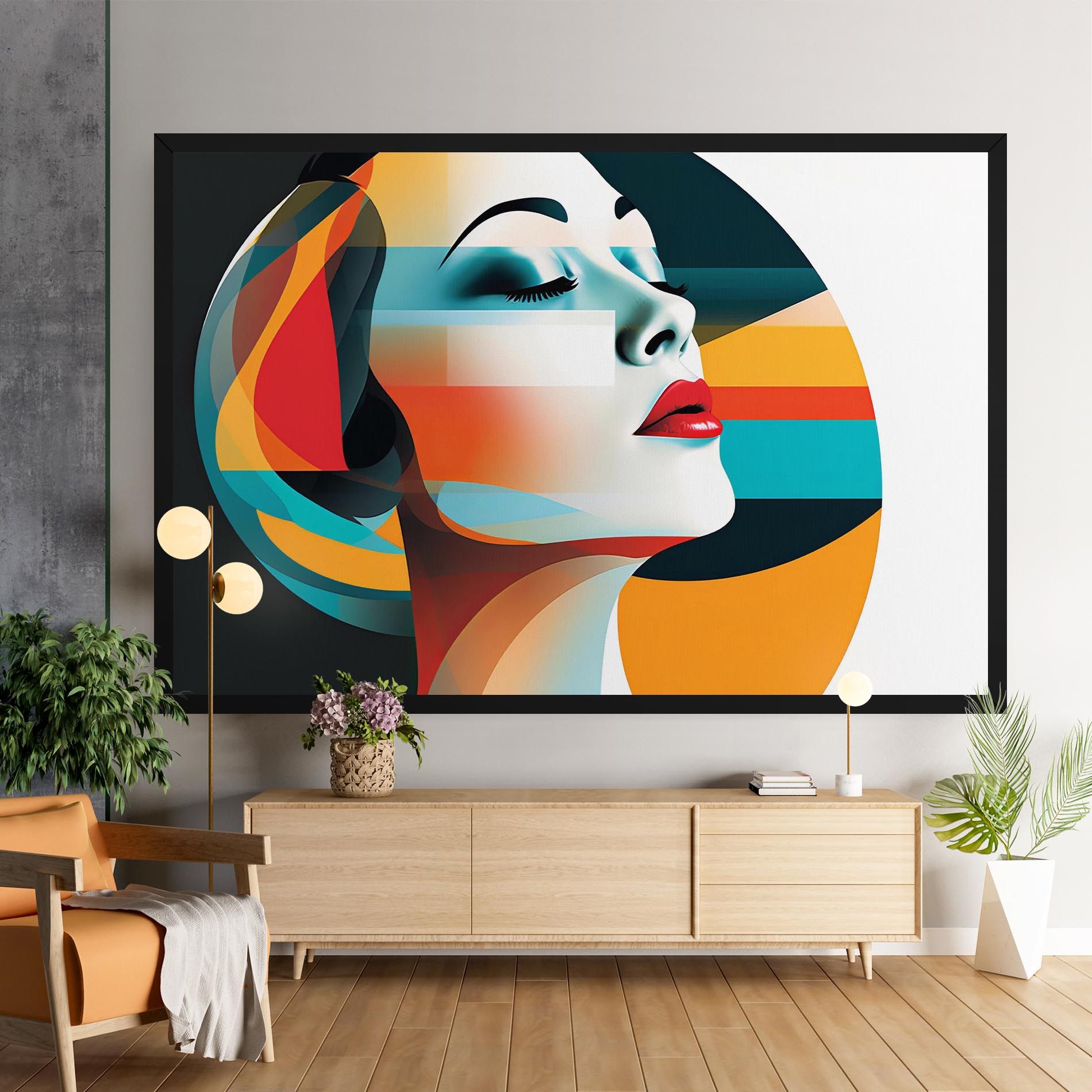 Blue Abstract Makeup mockup 9