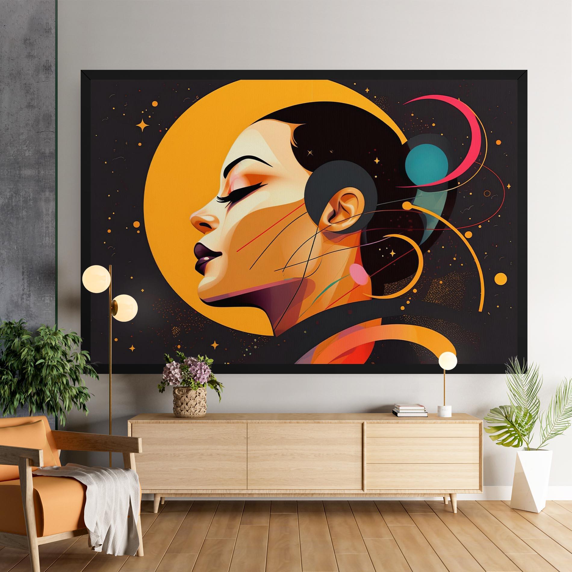 Vászonkép Synthetic Female mockup 9