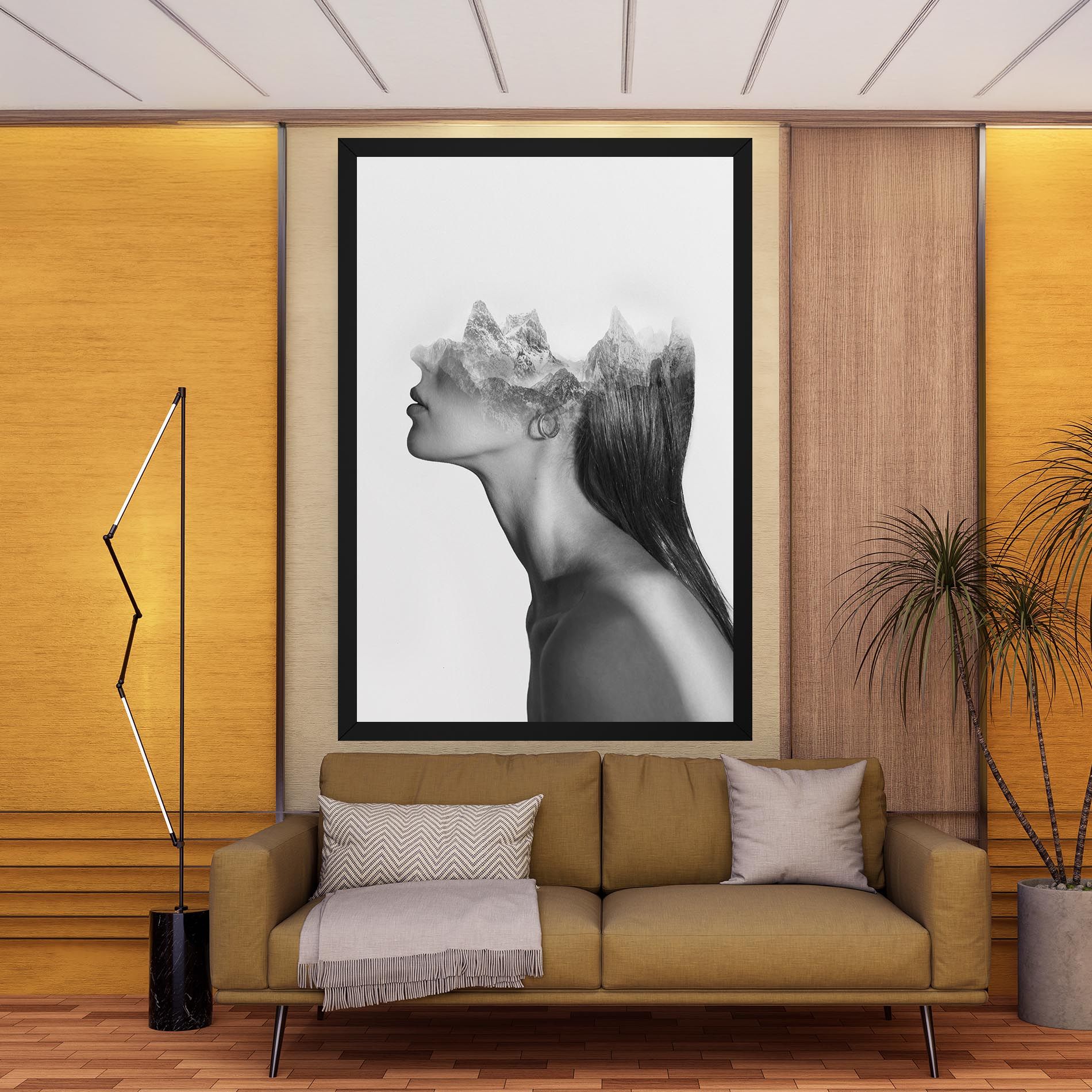 Woman Mountains View mockup 9