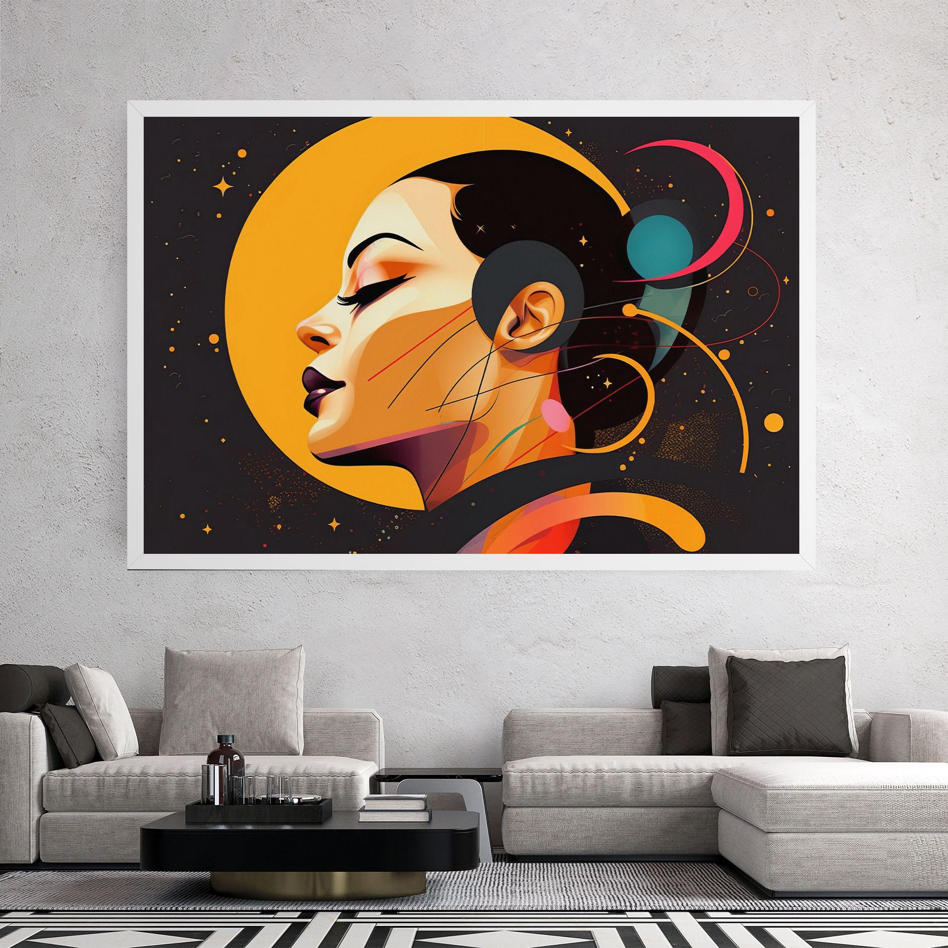 Vászonkép Synthetic Female mockup 2