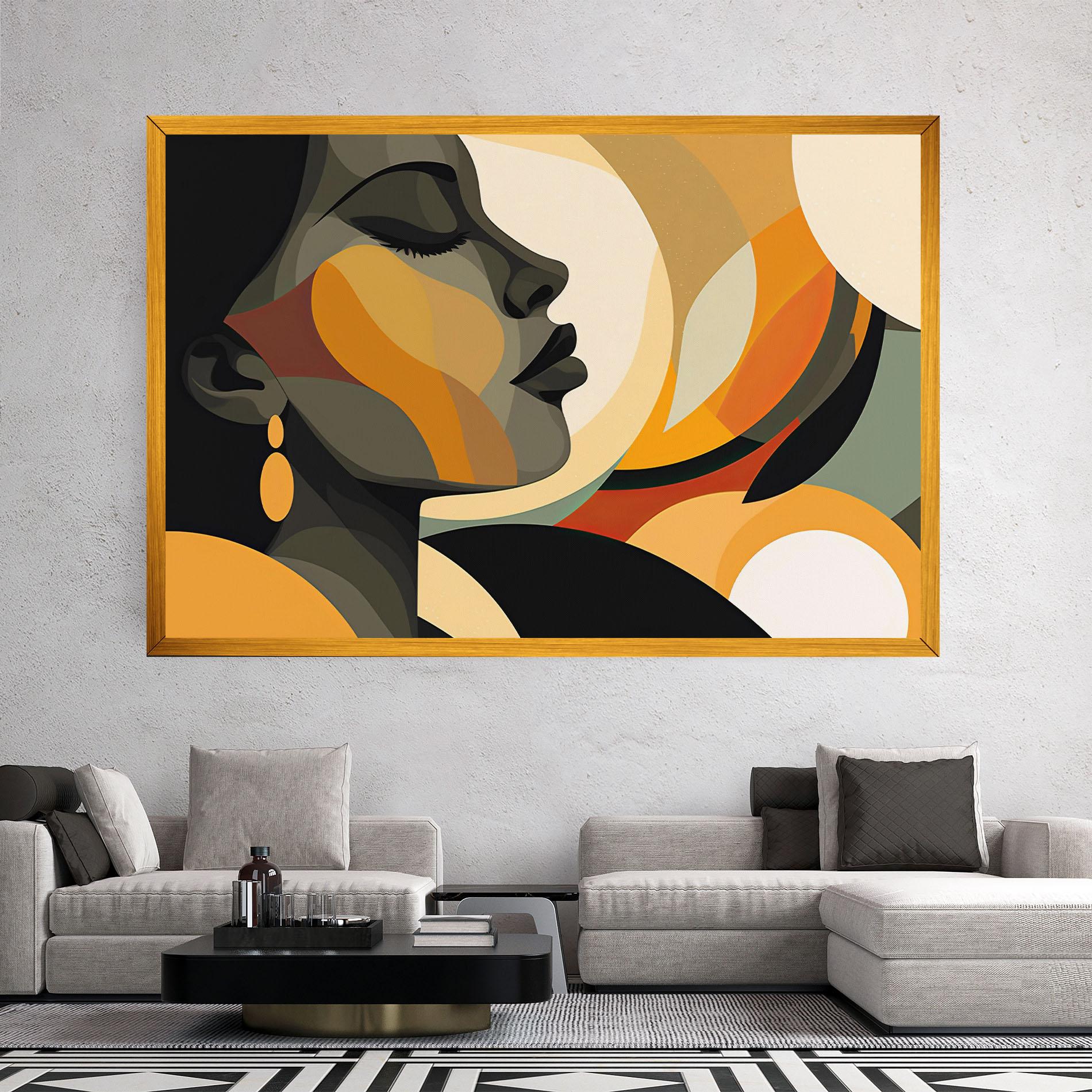 Vászonkép Dreamy Graphic Girl mockup 2