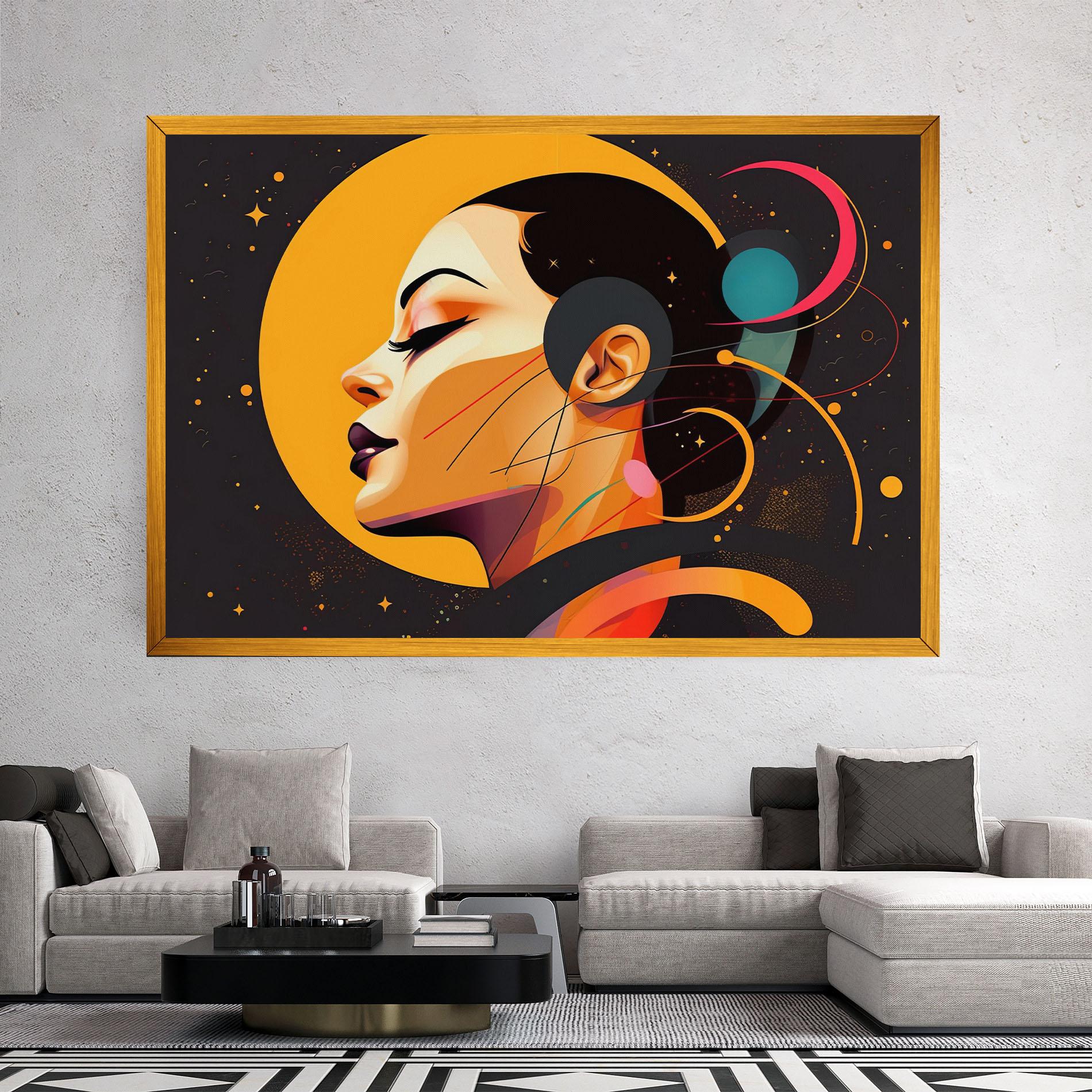 Vászonkép Synthetic Female mockup 2