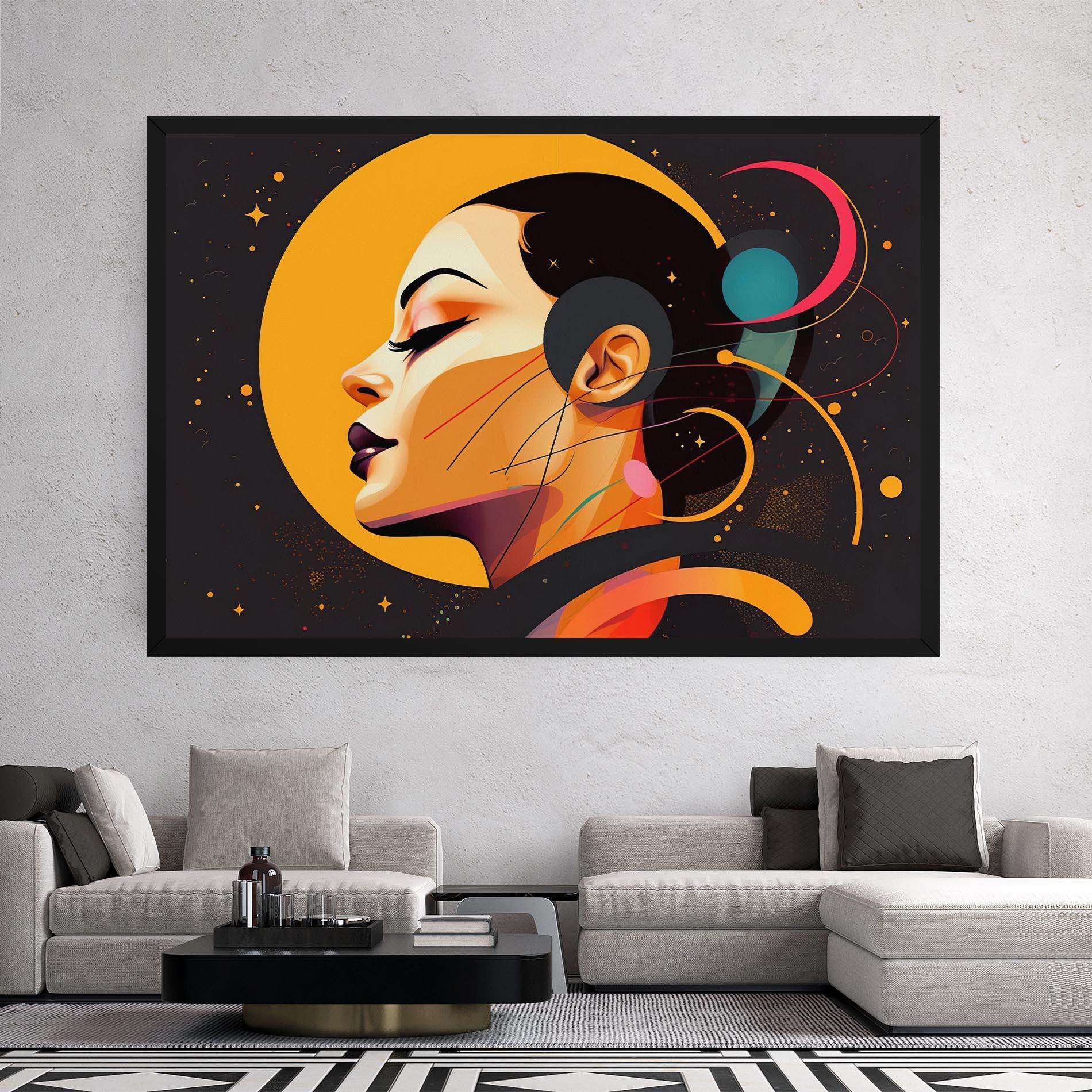 Vászonkép Synthetic Female mockup 2