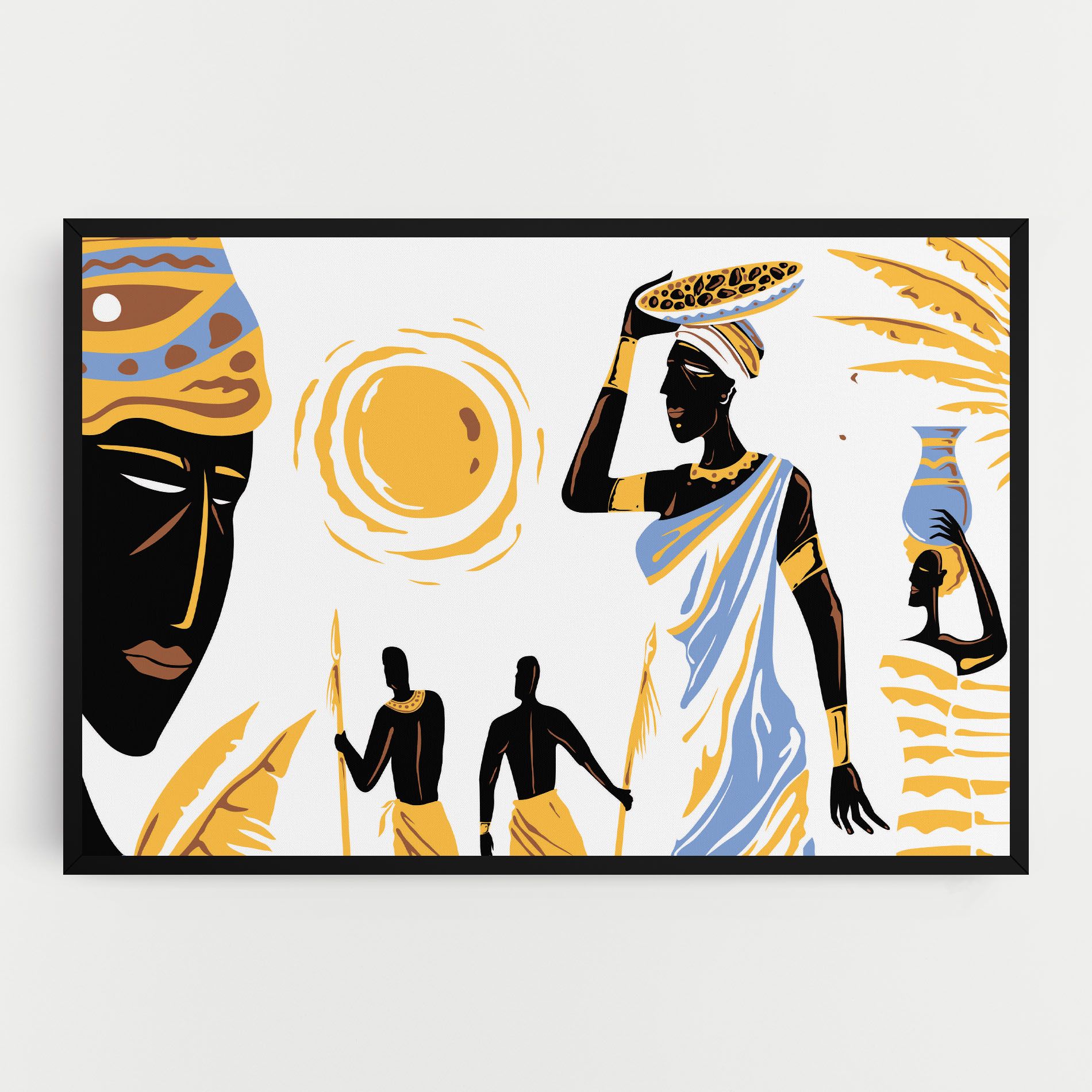 African Drawing mockup 0