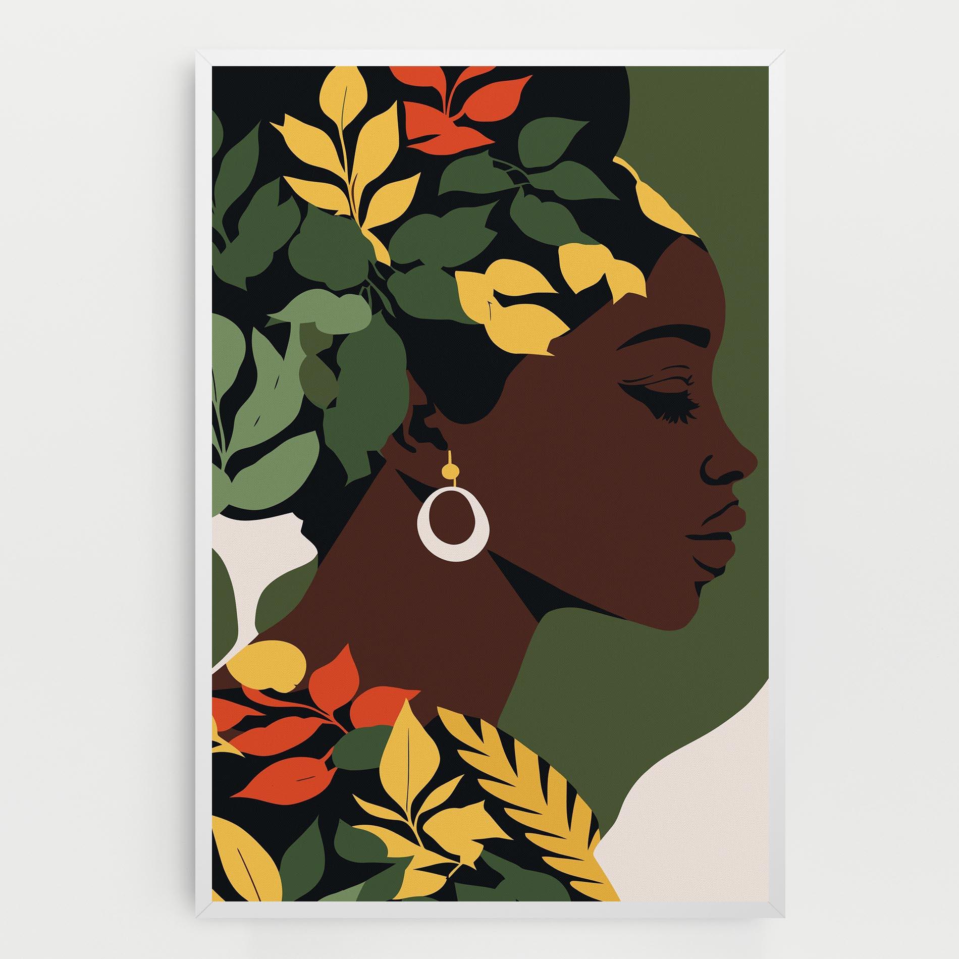 Vászonkép Yellow Leaf Africa mockup 0