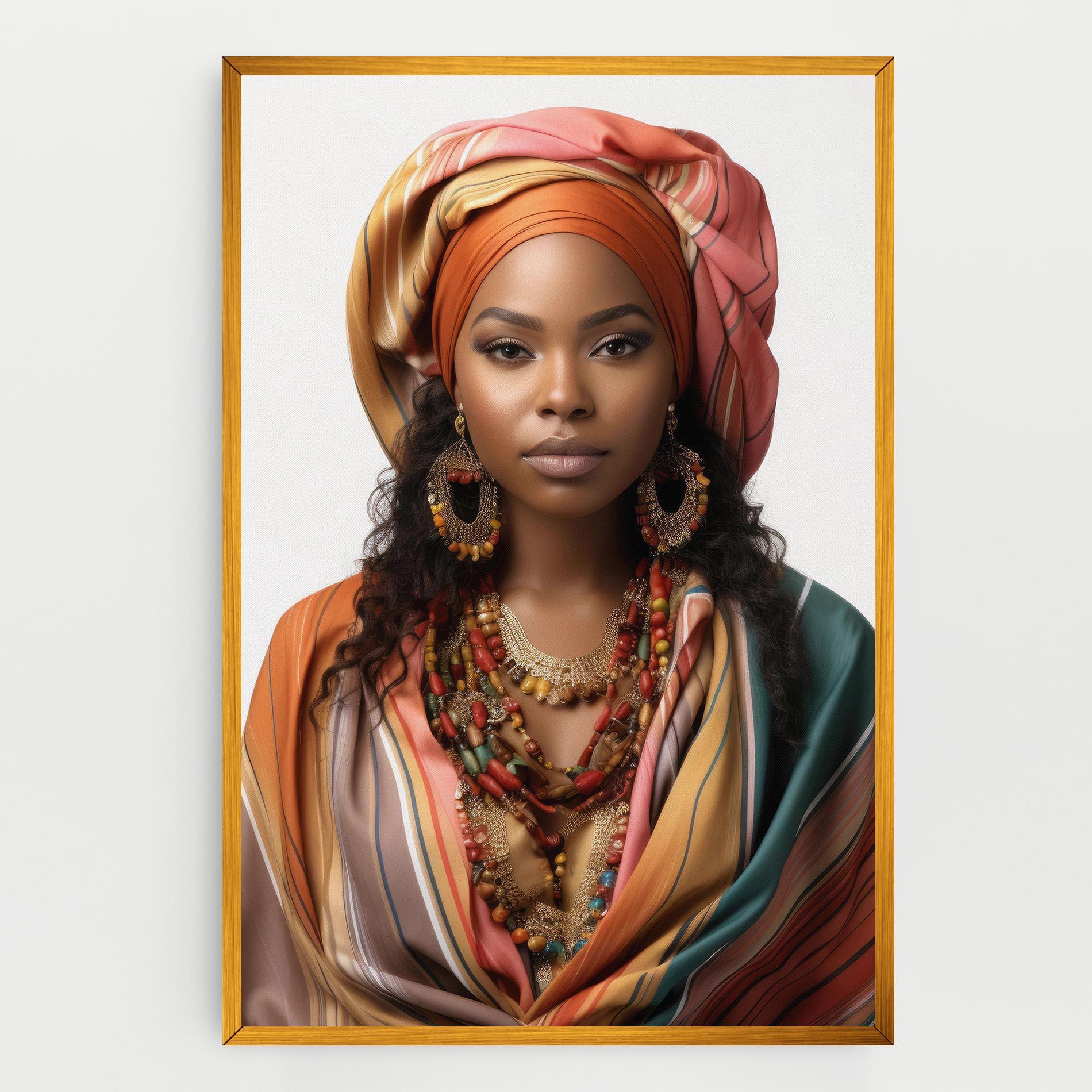 Vászonkép East African Woman mockup 0