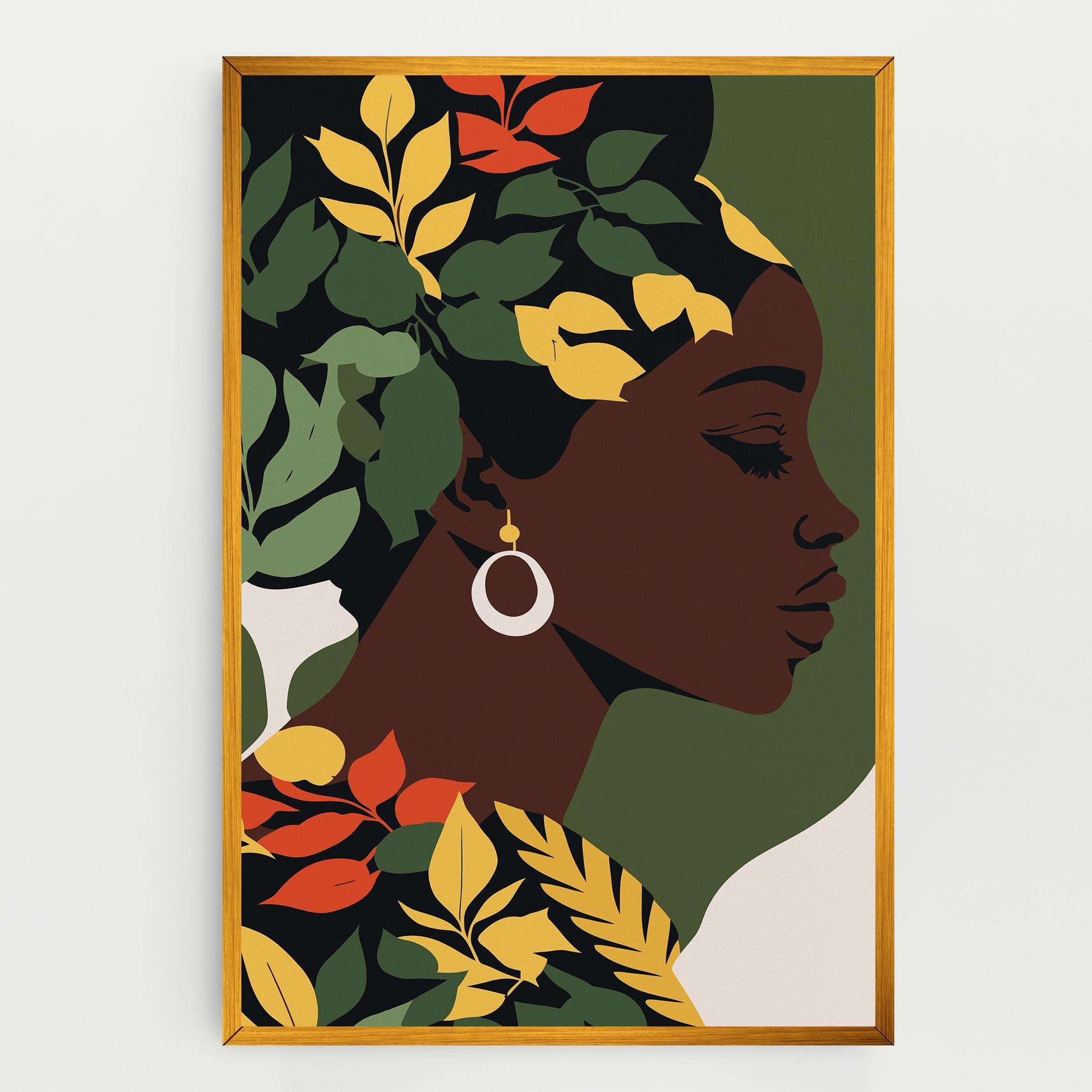 Vászonkép Yellow Leaf Africa mockup 0