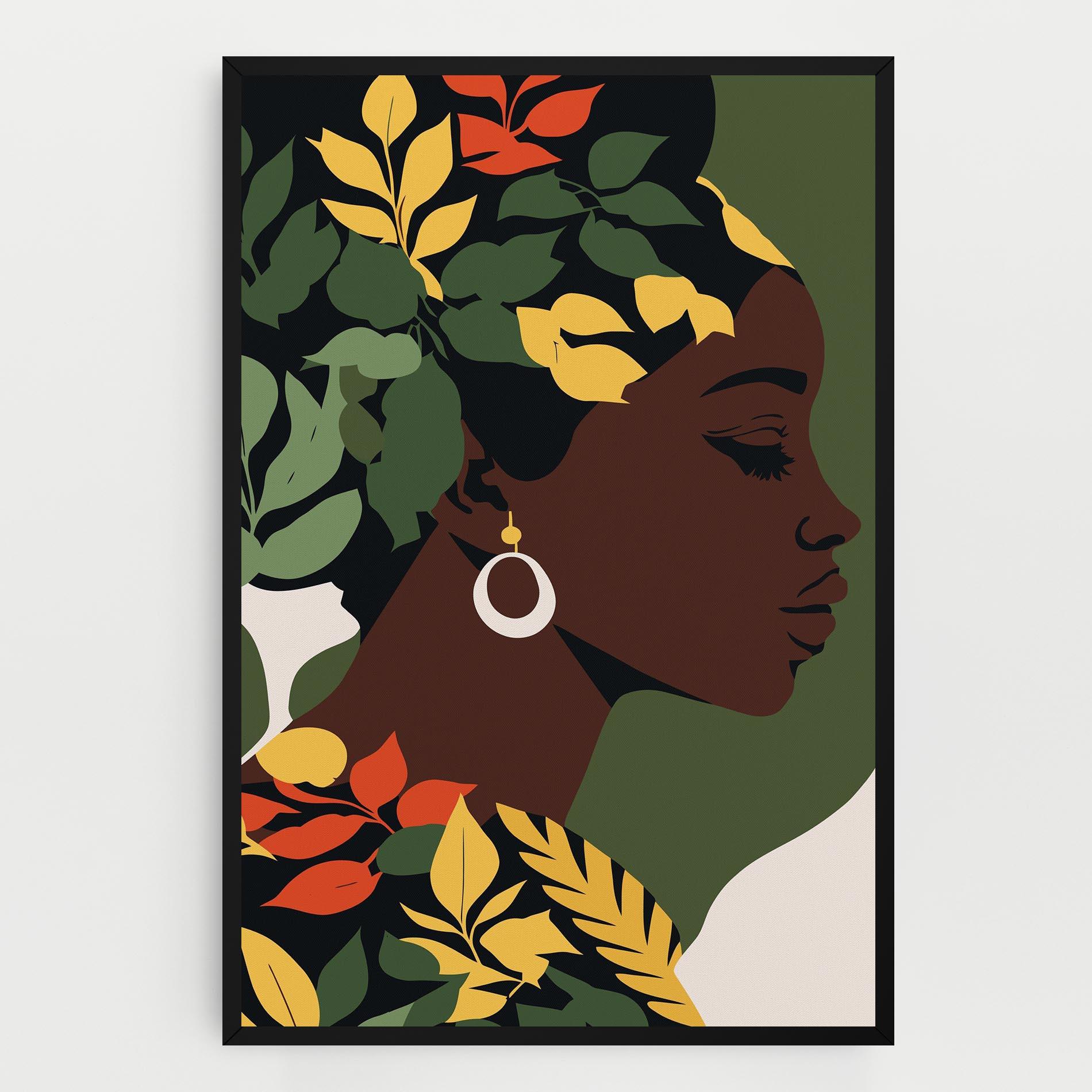 Vászonkép Yellow Leaf Africa mockup 0