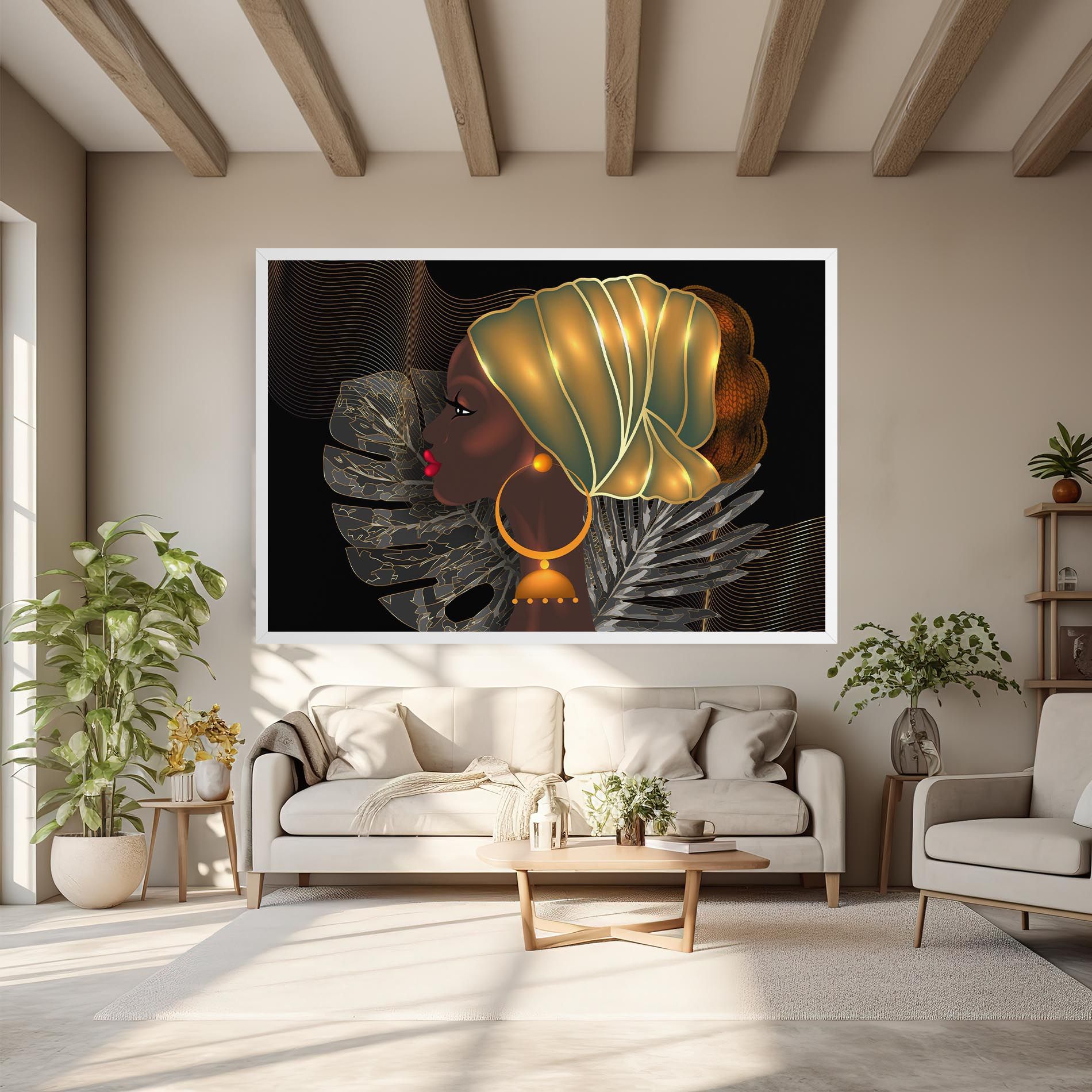 African Gold Leaf mockup 6