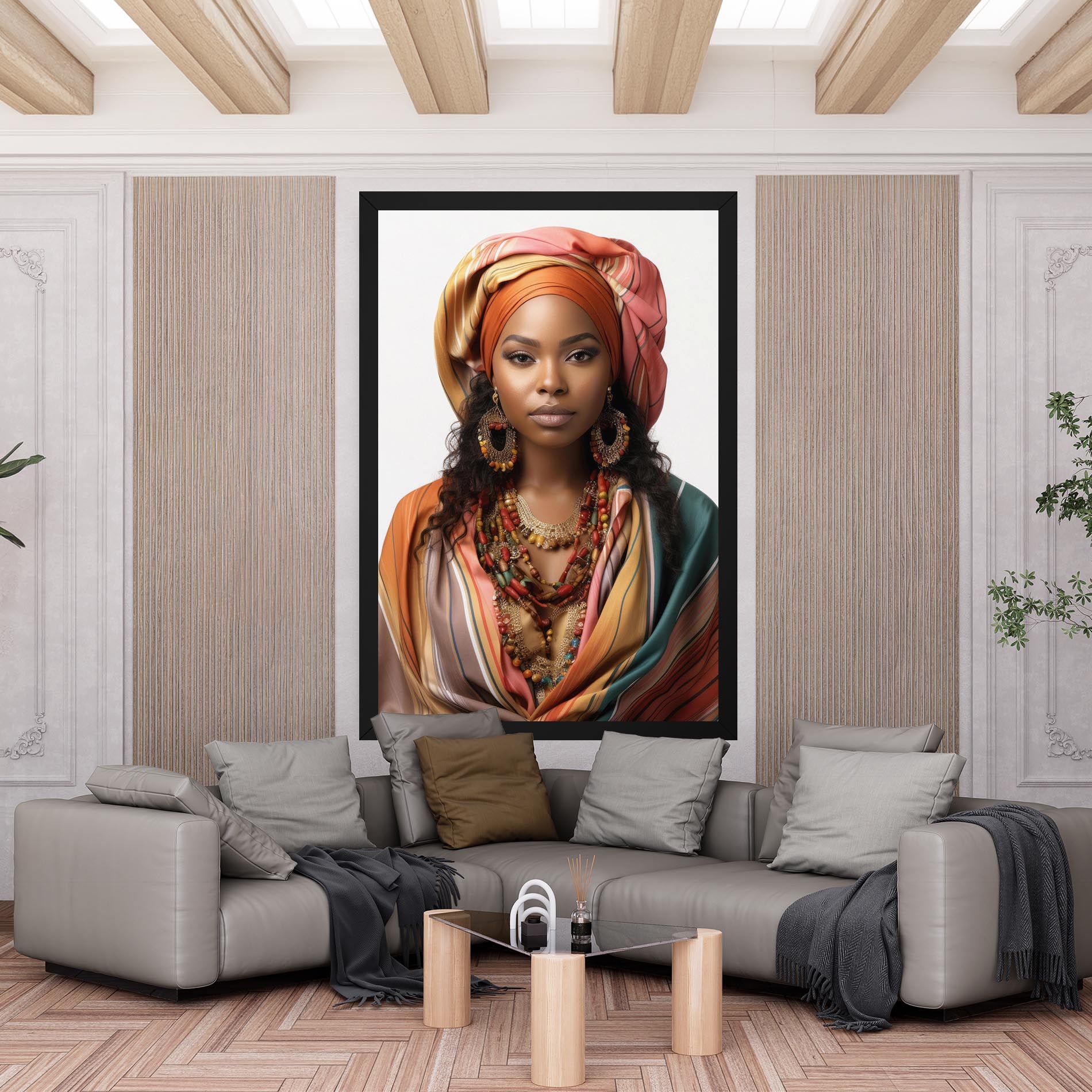 East African Woman mockup 6