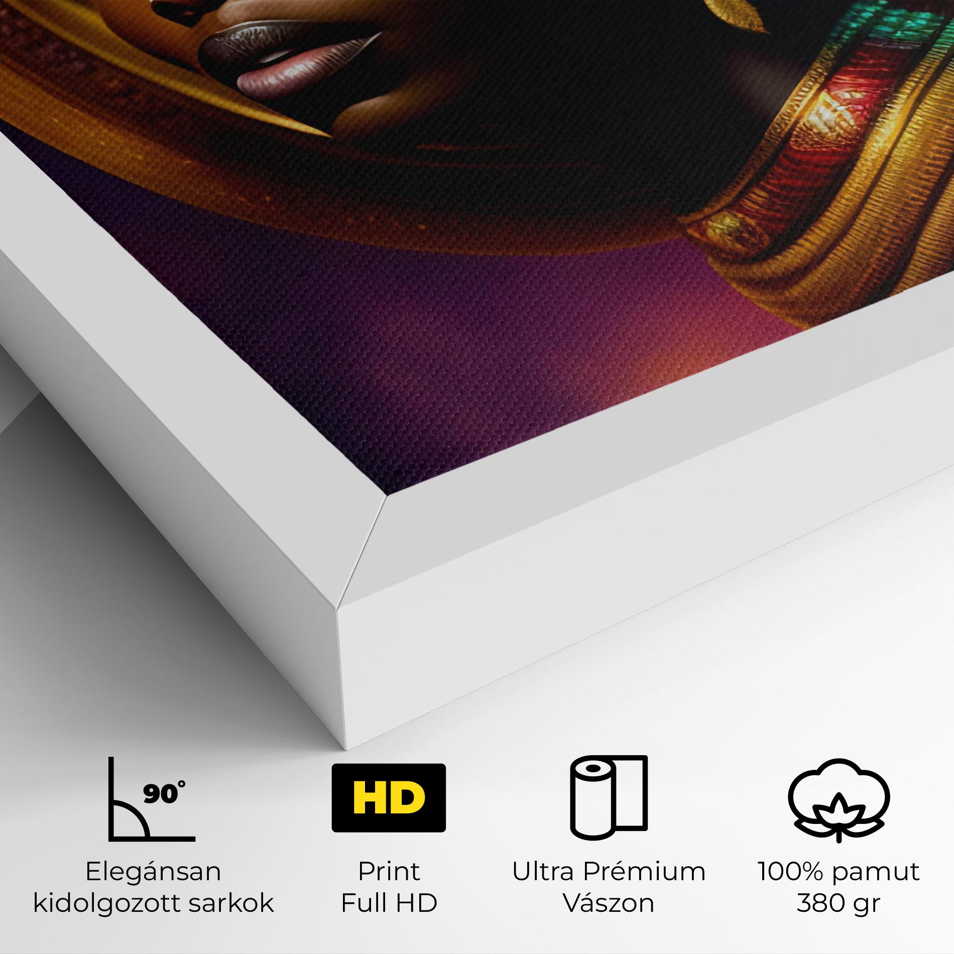 Vászonkép Golden Crown Woman mockup 4