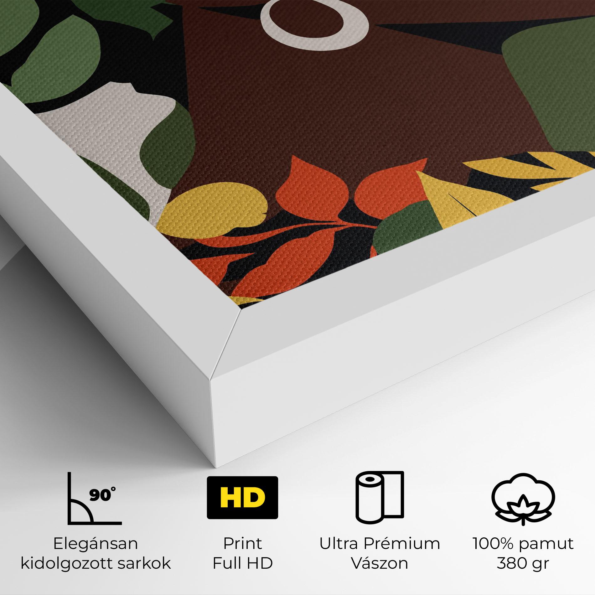 Vászonkép Yellow Leaf Africa mockup 4