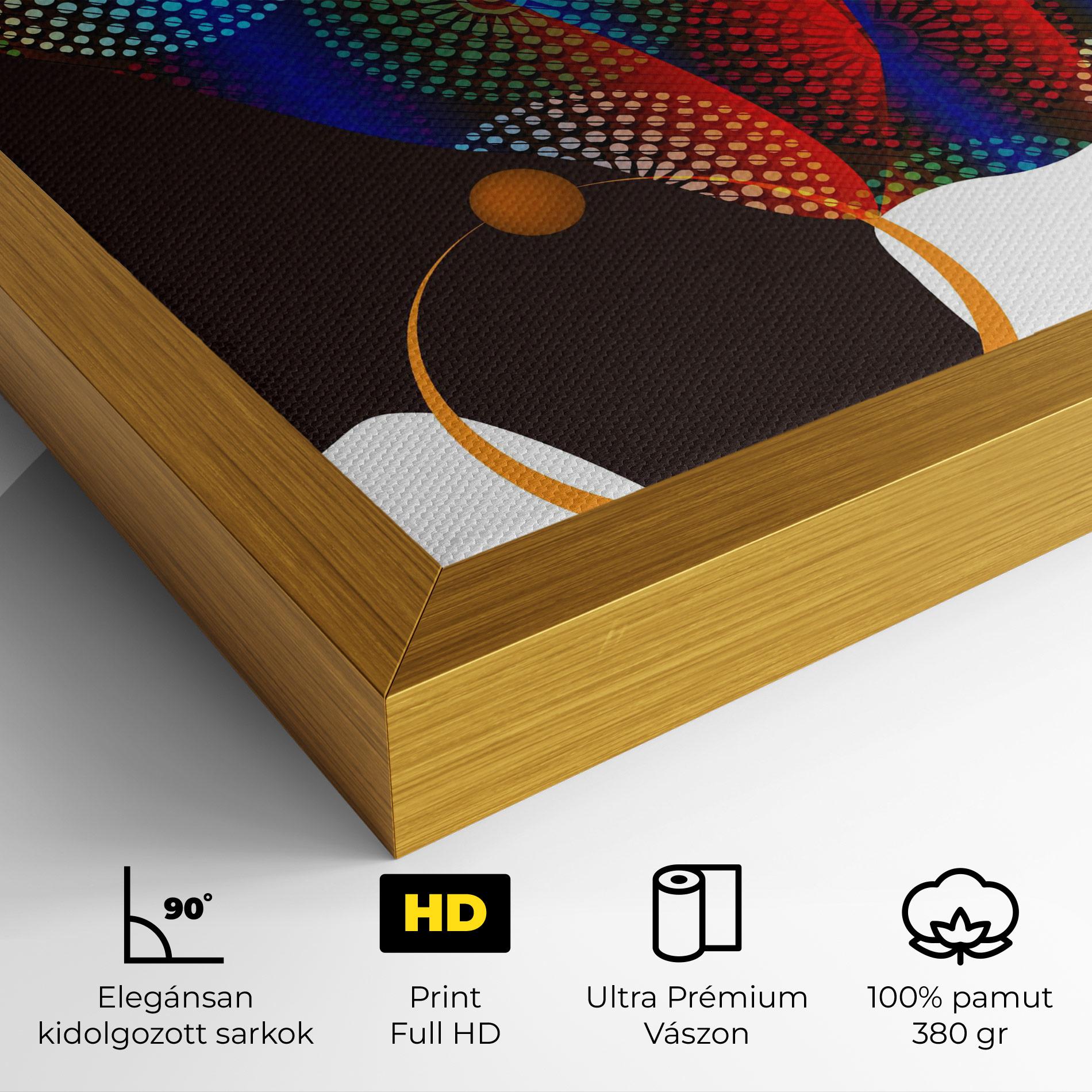 Vászonkép Afro Hairstyle mockup 4